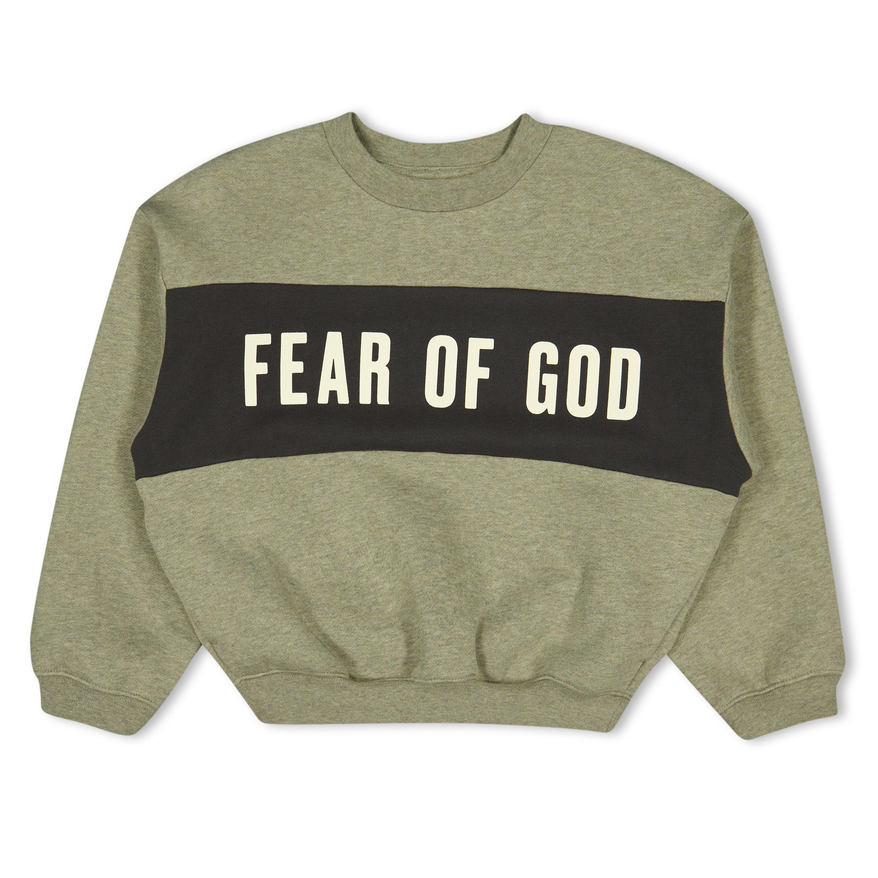 Seal Heather - Fear Of God Essentials - Unisex Kids' Crew Sweatshirt - 1