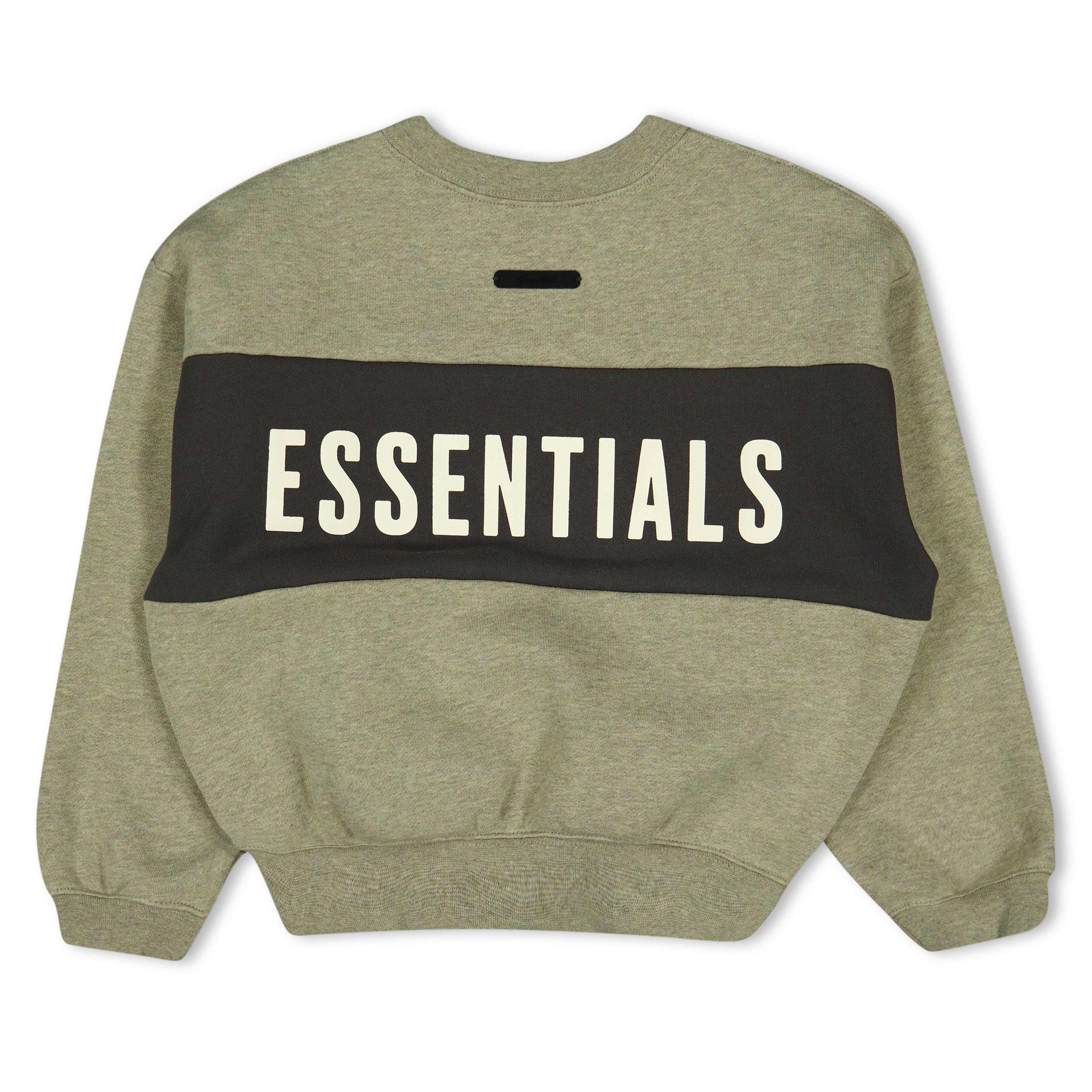 Seal Heather - Fear Of God Essentials - Unisex Kids' Crew Sweatshirt - 2