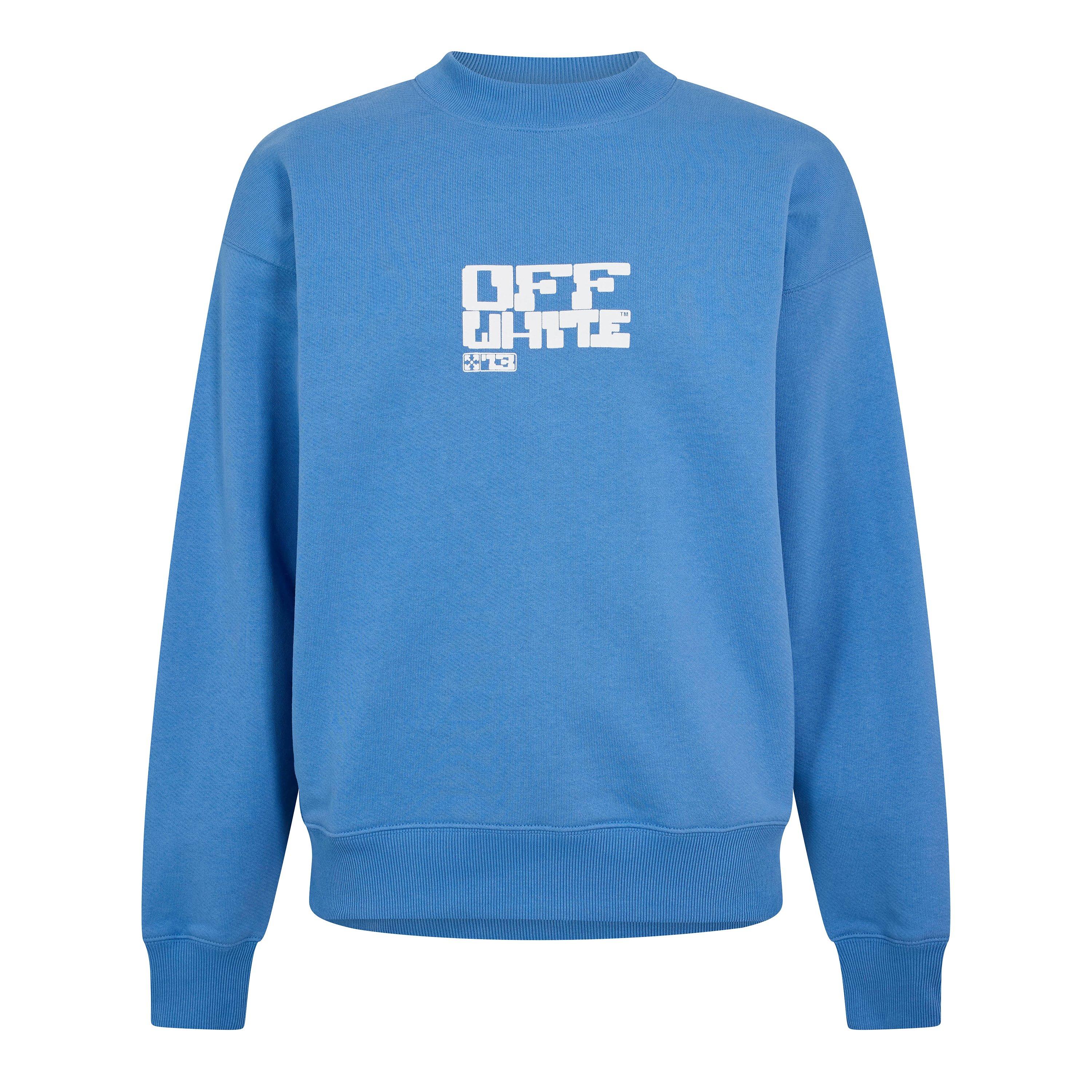 Off White Men's Crew Sweatshirt - Allure - XL