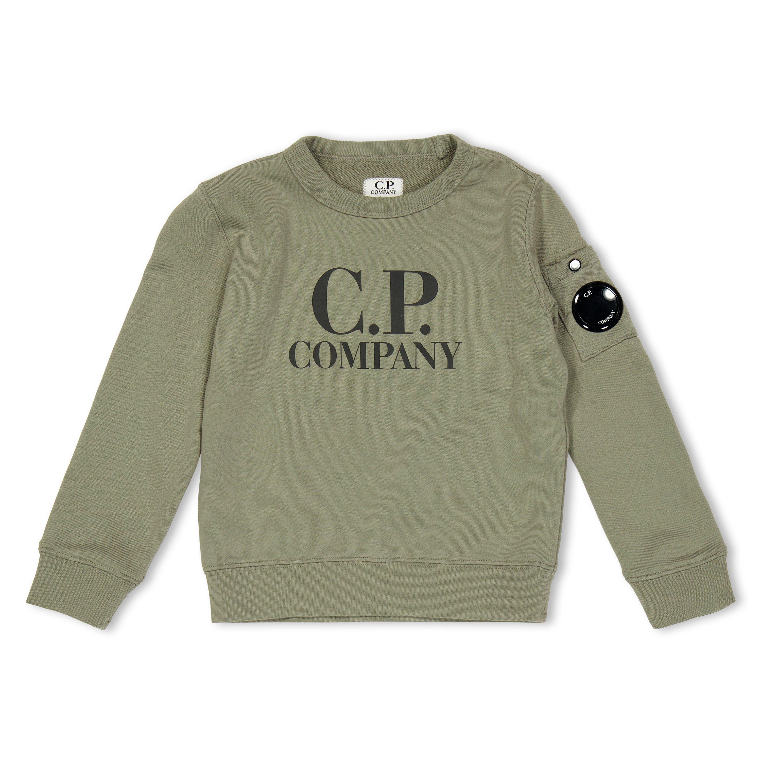 CP Company Kids' Crew Sweatshirt - Taupe Gry 60503 - Size 10Y