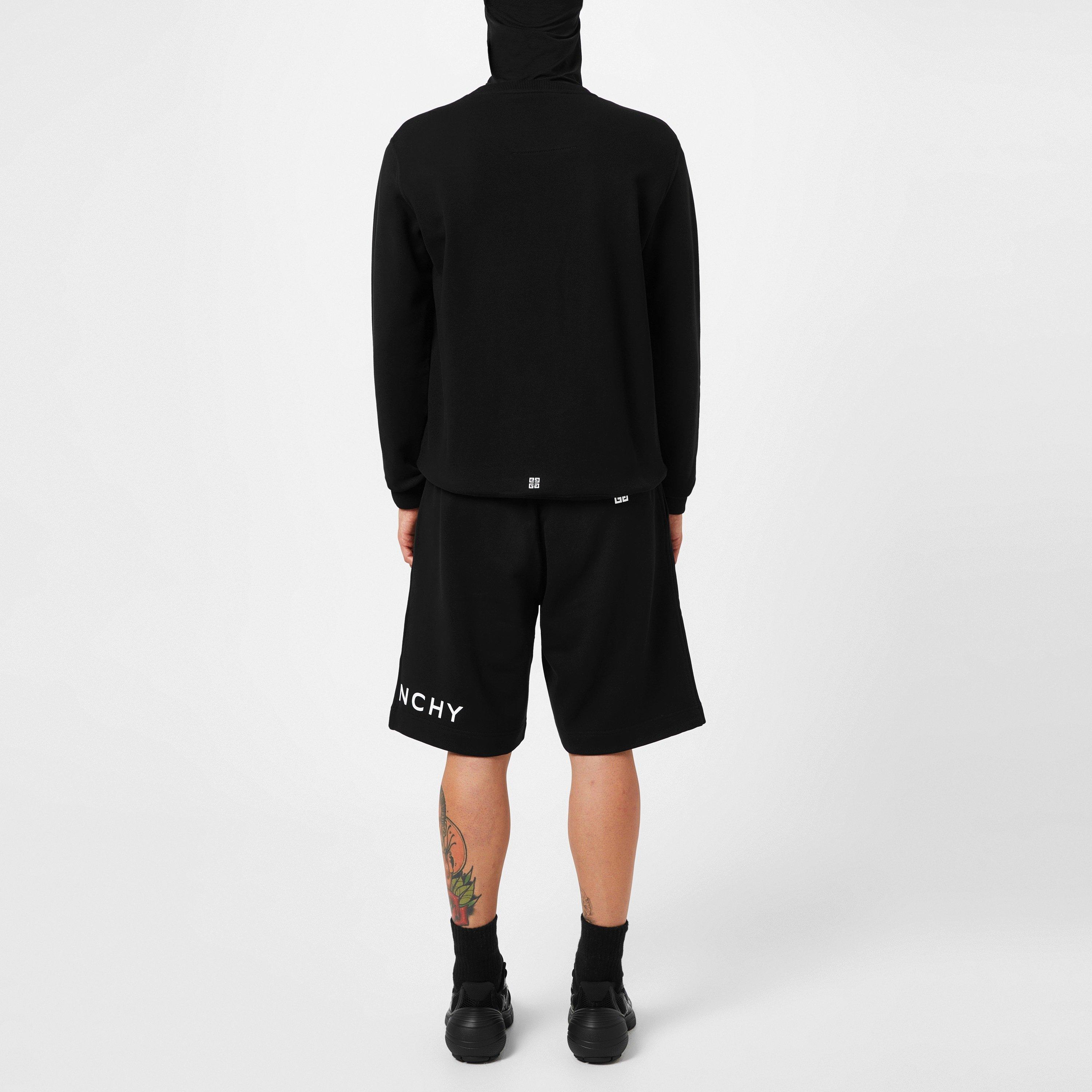 Black - GIVENCHY - Men'S Logo Cotton Archetype Sweatshirt - 4