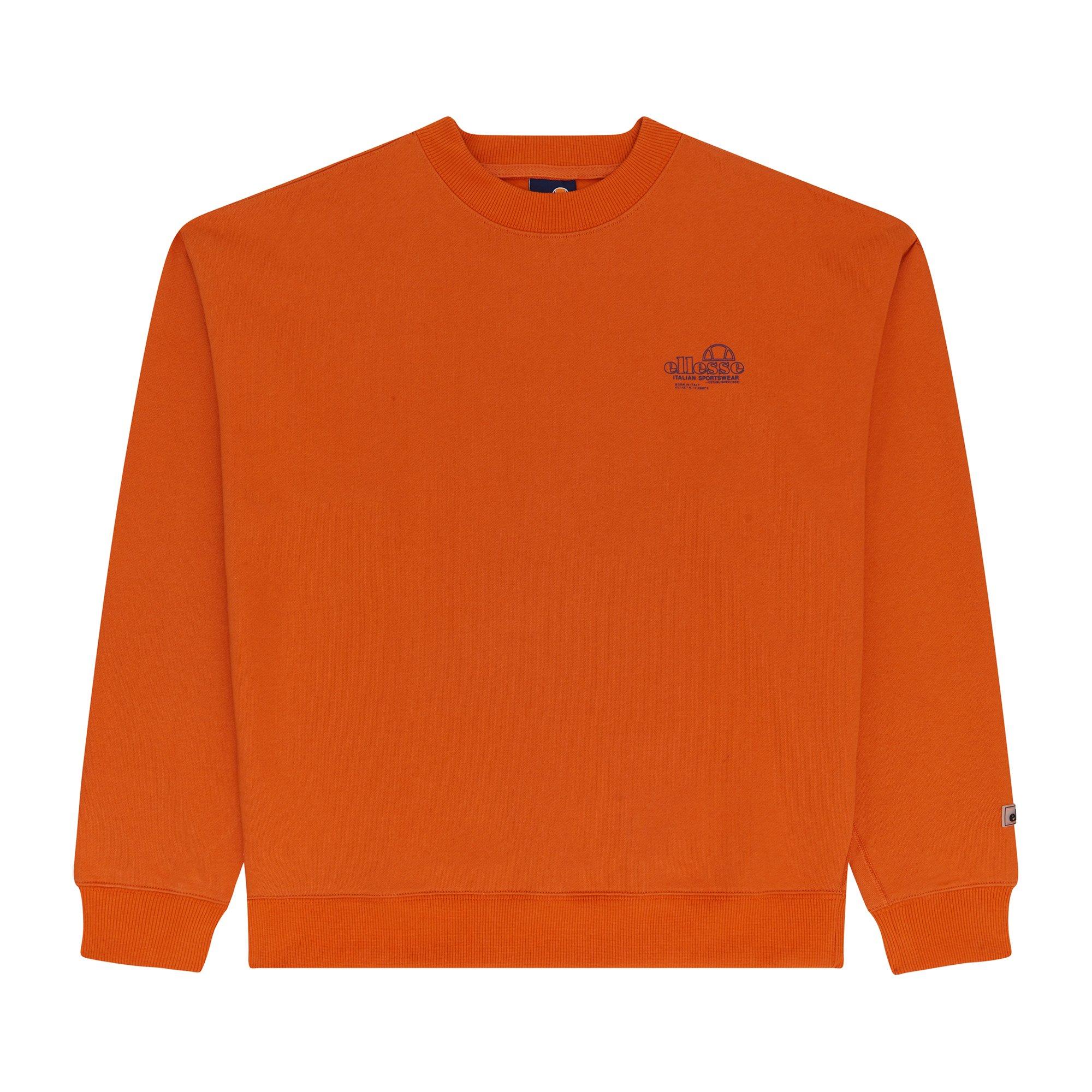Ellesse Men's Orange Blo Crew Sweatshirt - Small