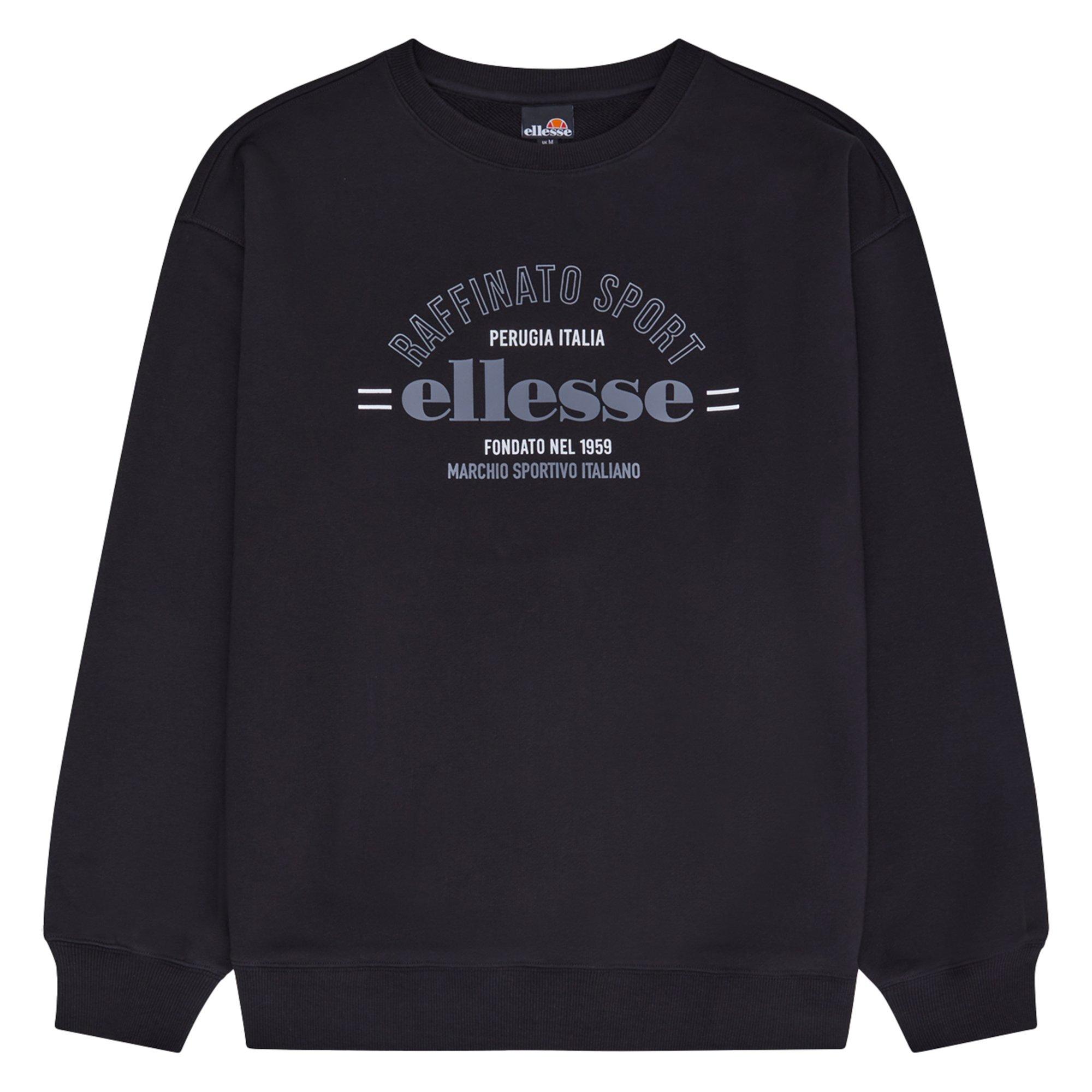 Black - Ellesse - Men's Sadali Crew Sweatshirt