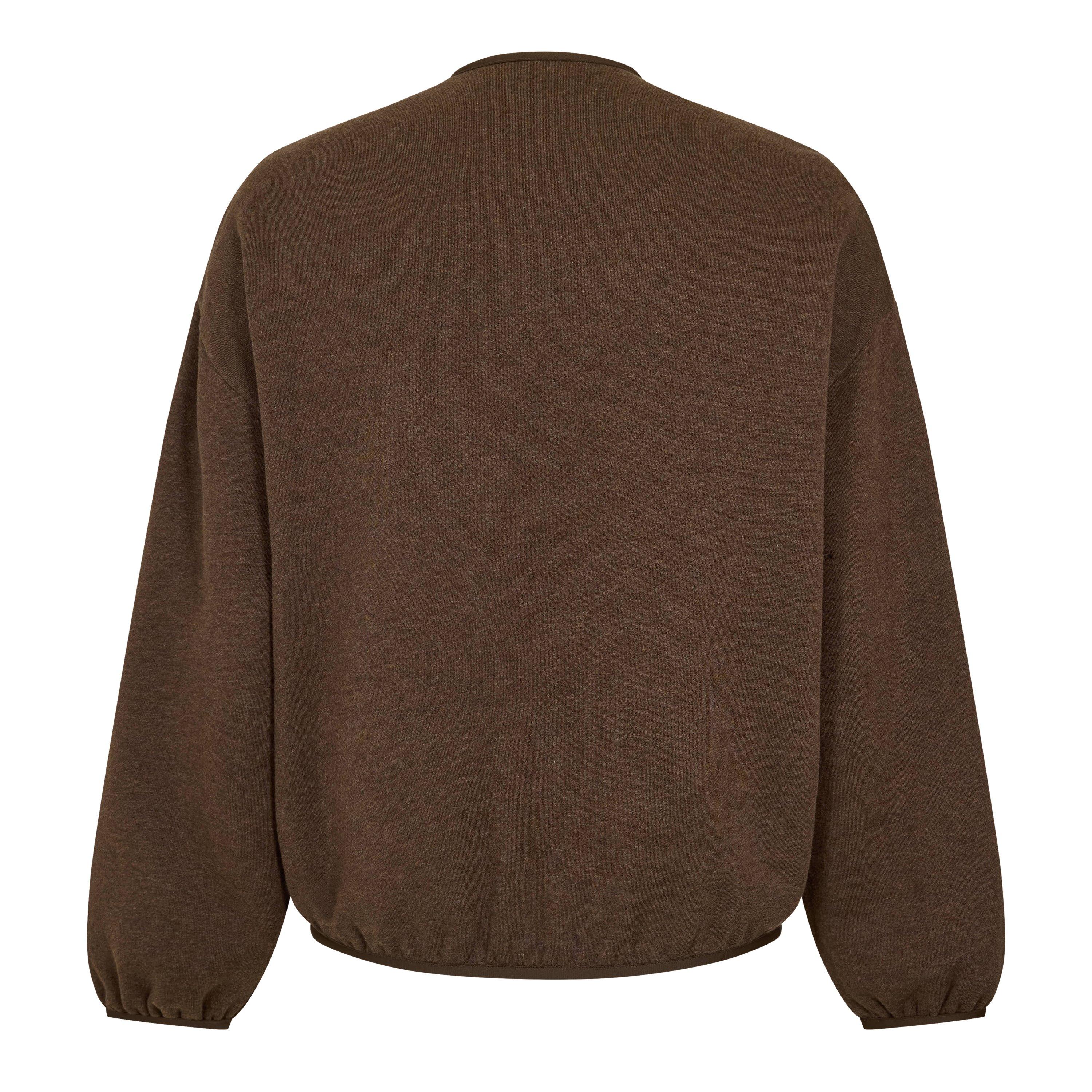 Brown - Fear Of God Essentials - Men's Crew Sweatshirt - 2