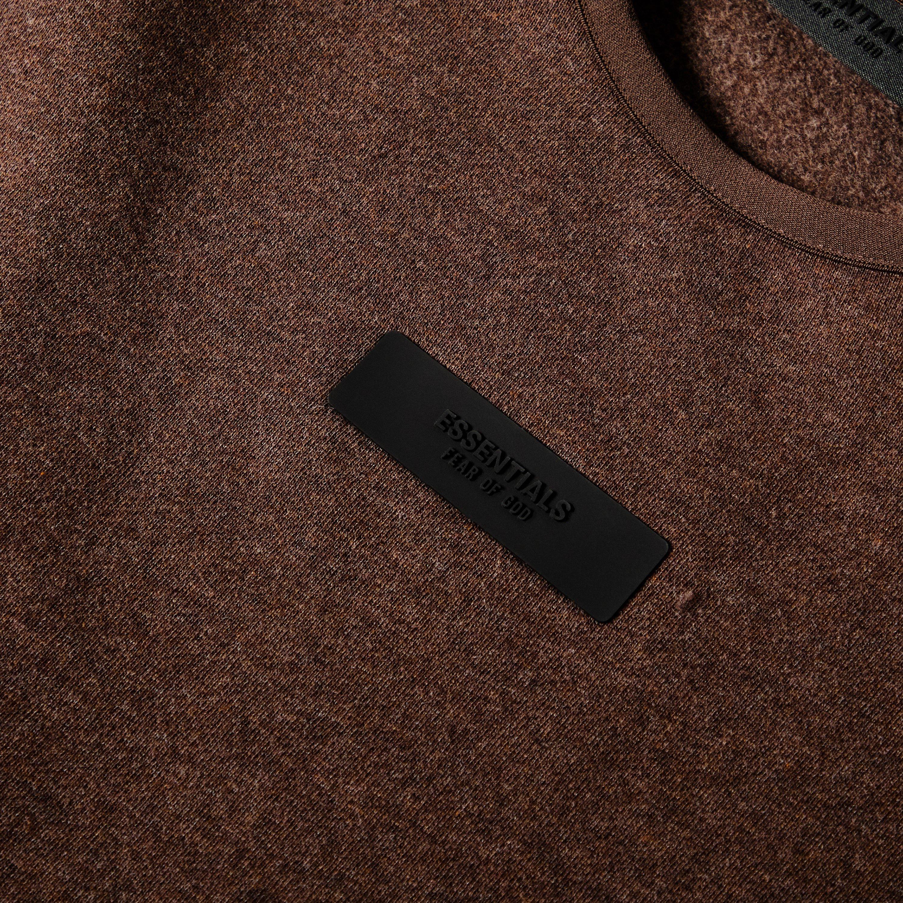 Brown - Fear Of God Essentials - Men's Crew Sweatshirt - 3