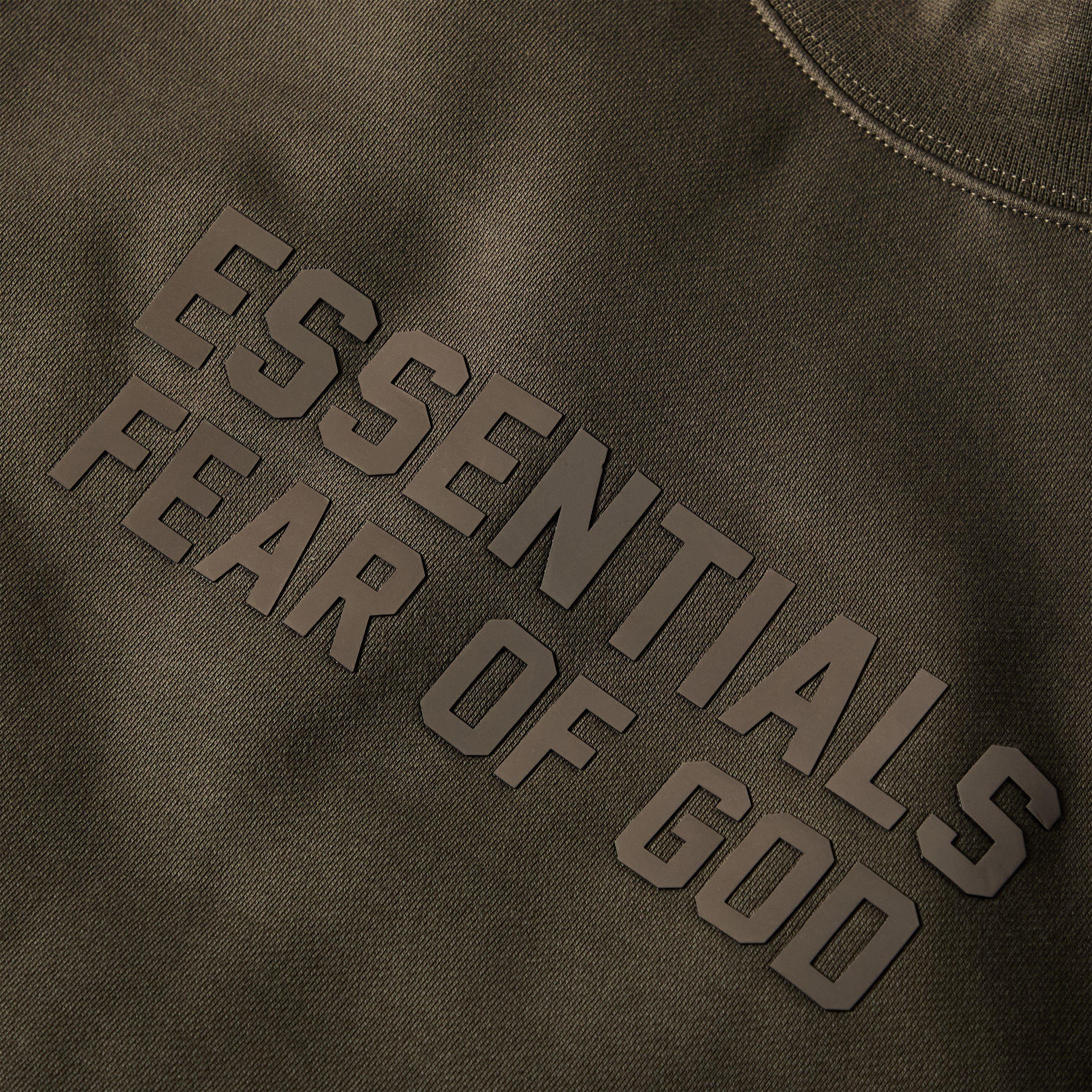 Black - Fear Of God Essentials - Men's Crew Sweatshirt - 3