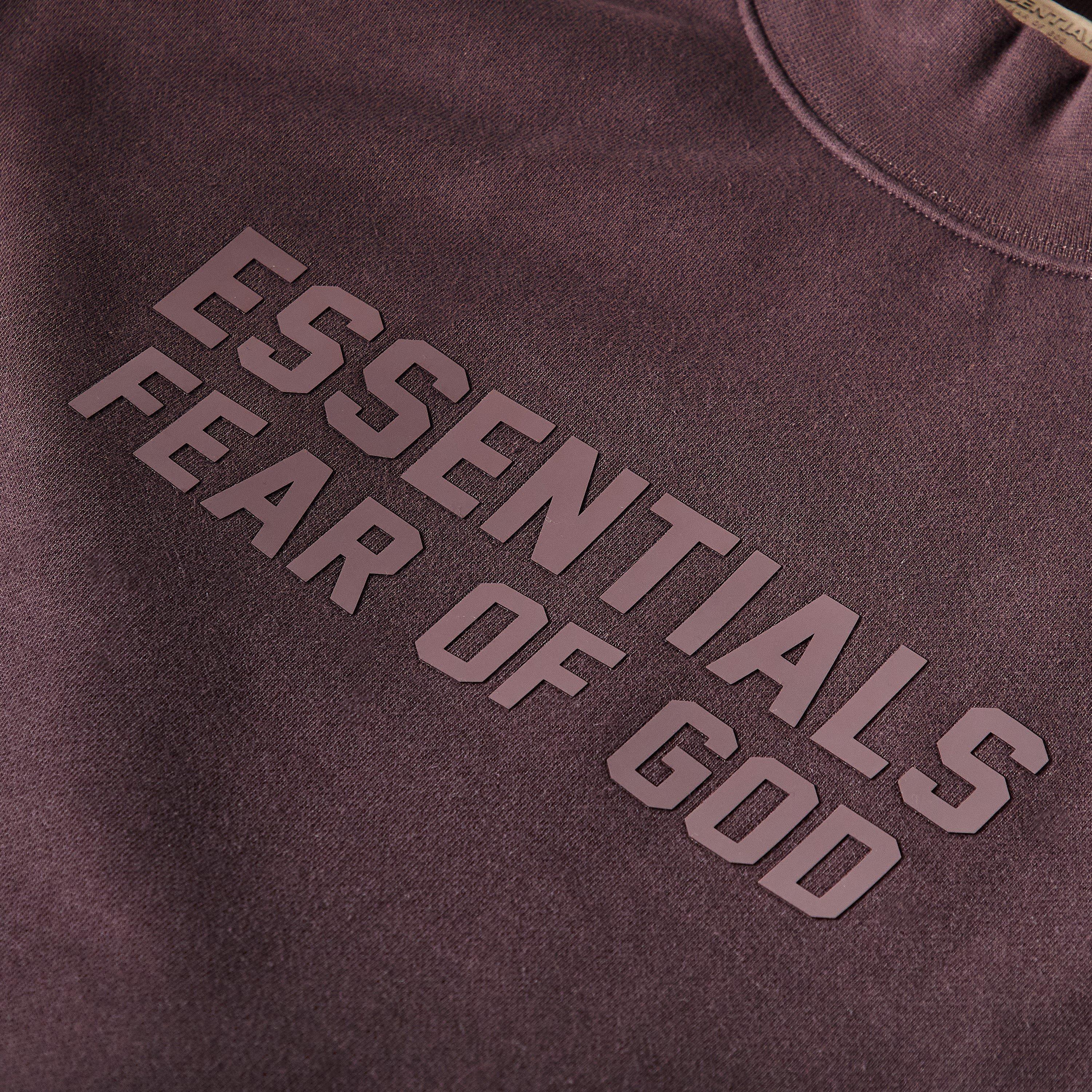 Plum - Fear Of God Essentials - Men's Crew Sweatshirt - 3