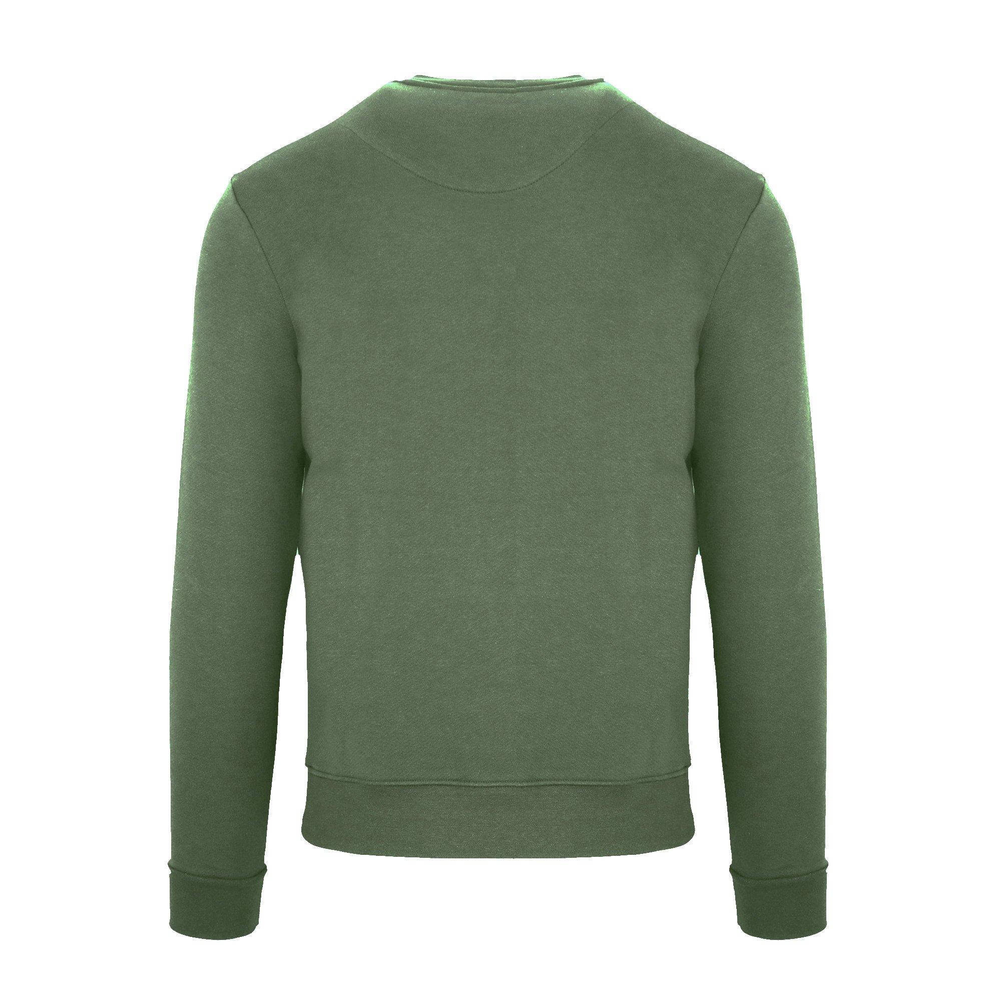 Military Green - Aquascutum - Men's Round Neck Crew Sweatshirt - 2