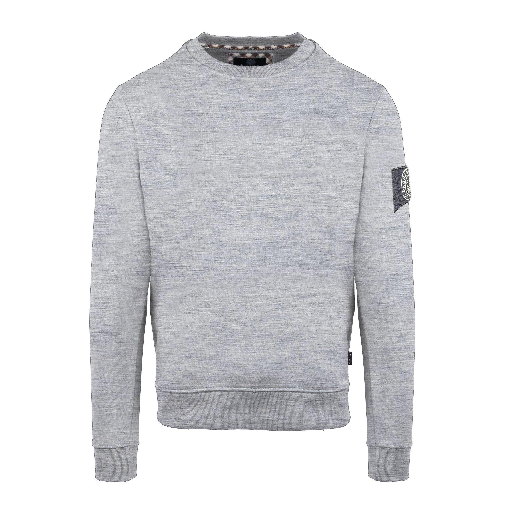 Cinzento - Aquascutum - Aquascutum Roundnk S Sn99 - 1