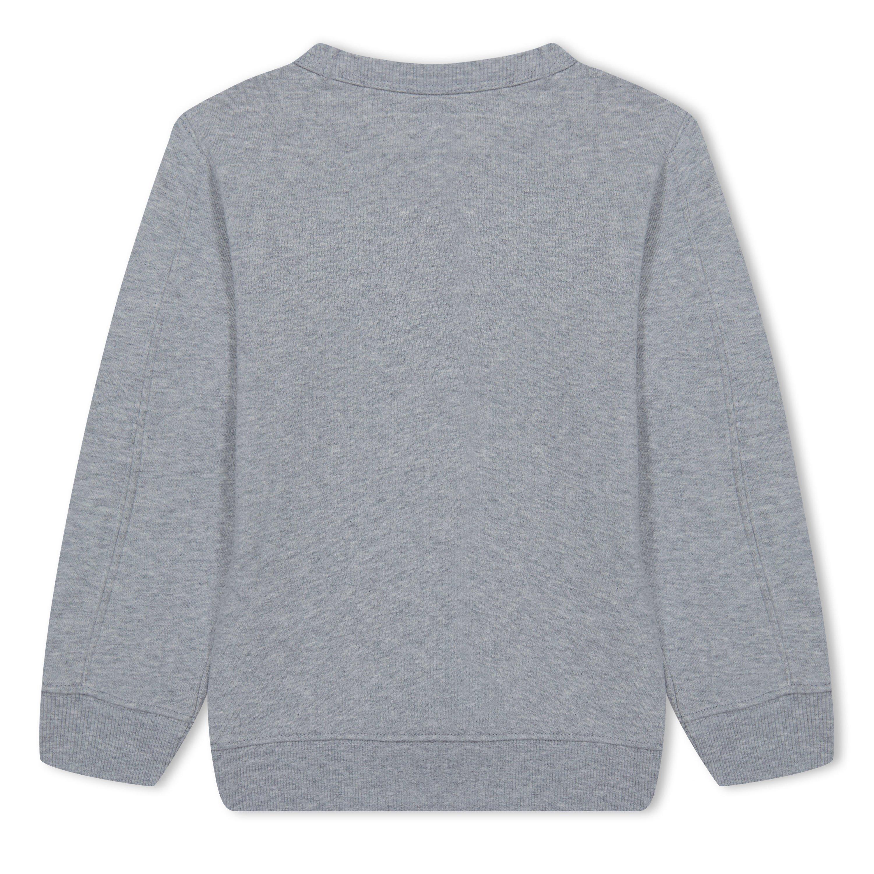 Grey Mel 60901 - CP Company - Boys' Lens Crew-neck Sweatshirt - 2