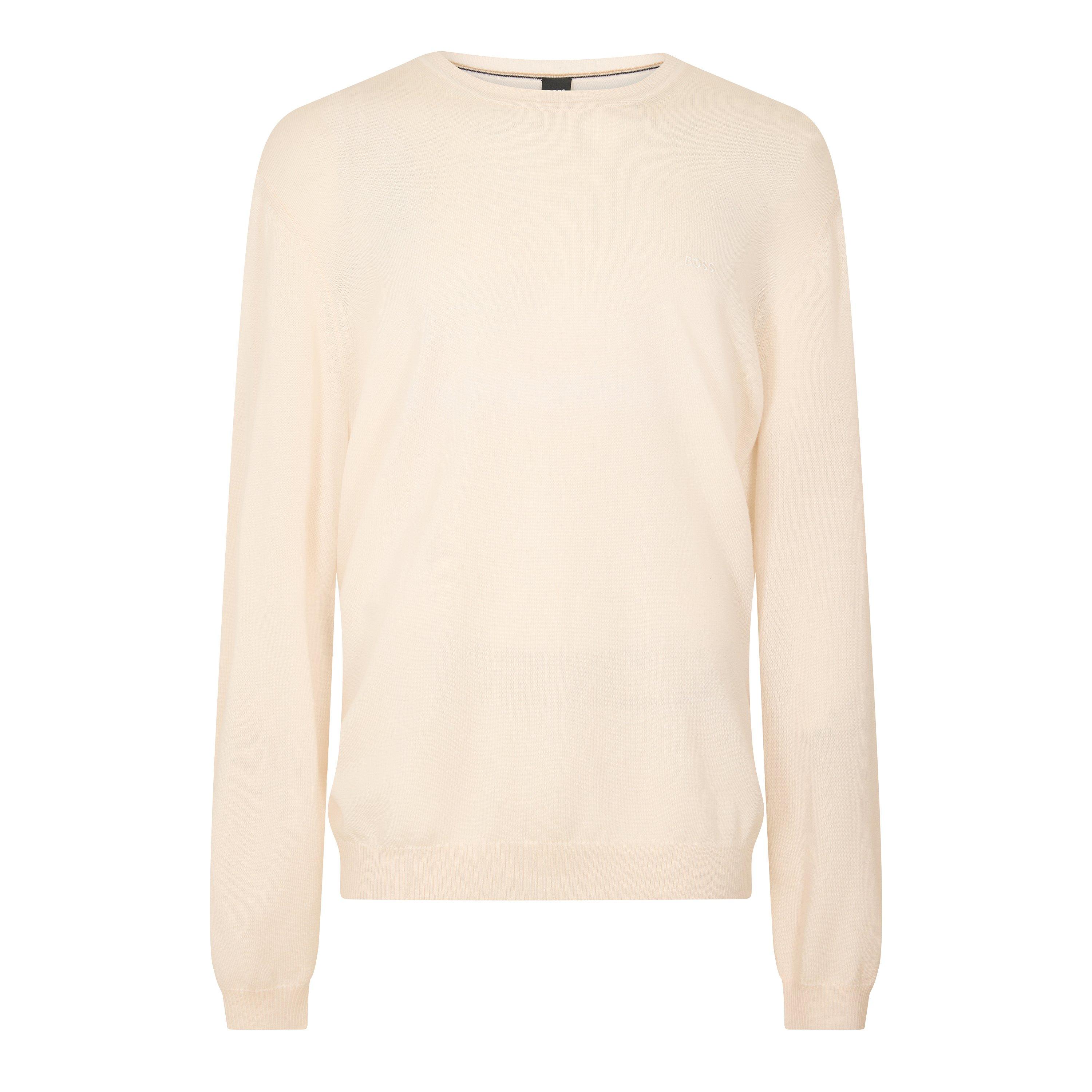Boss Men's Bagritte-E Crew Sweatshirt - Open White - XL