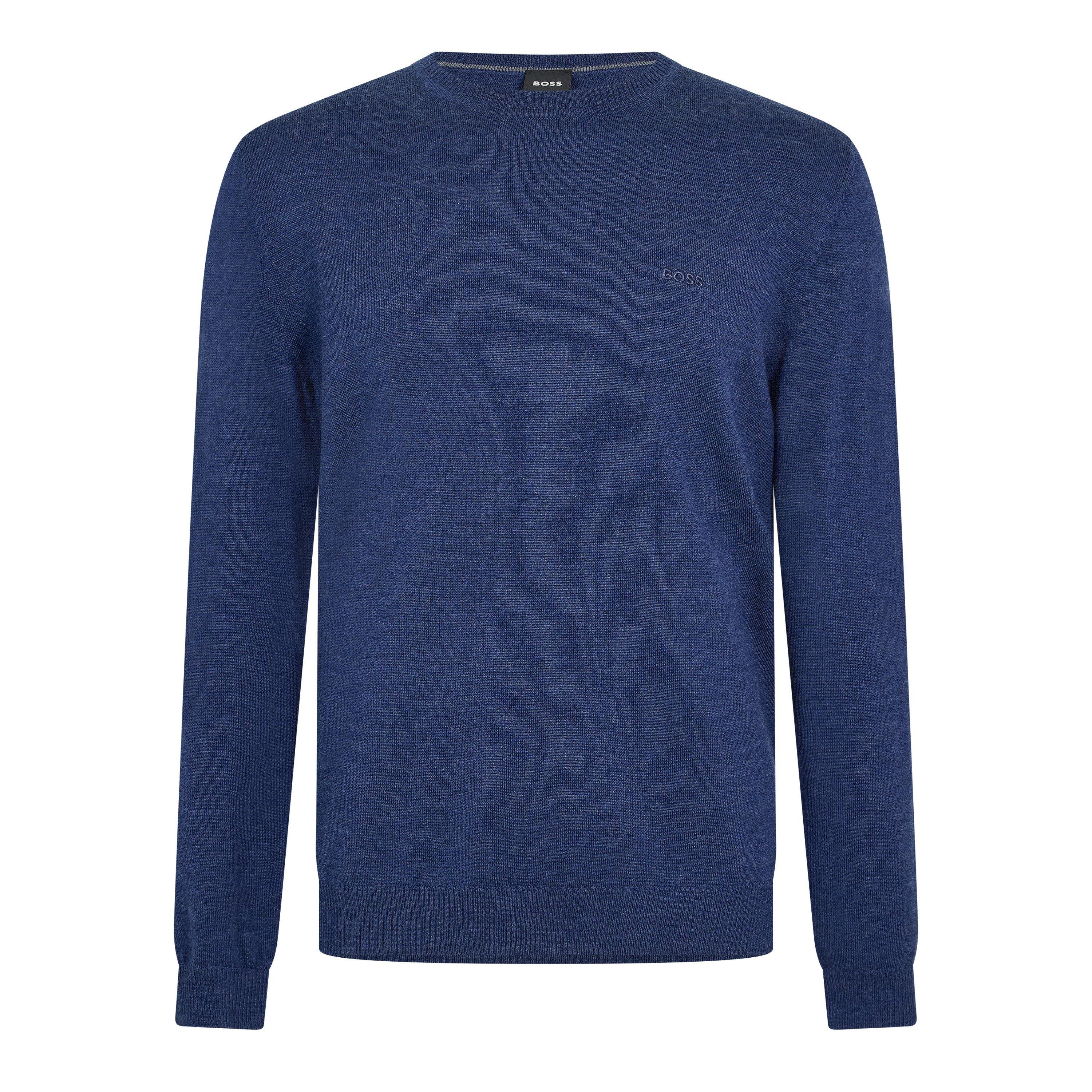 Boss Men's Bagritte-E Crew Sweatshirt - Medium Blue - S