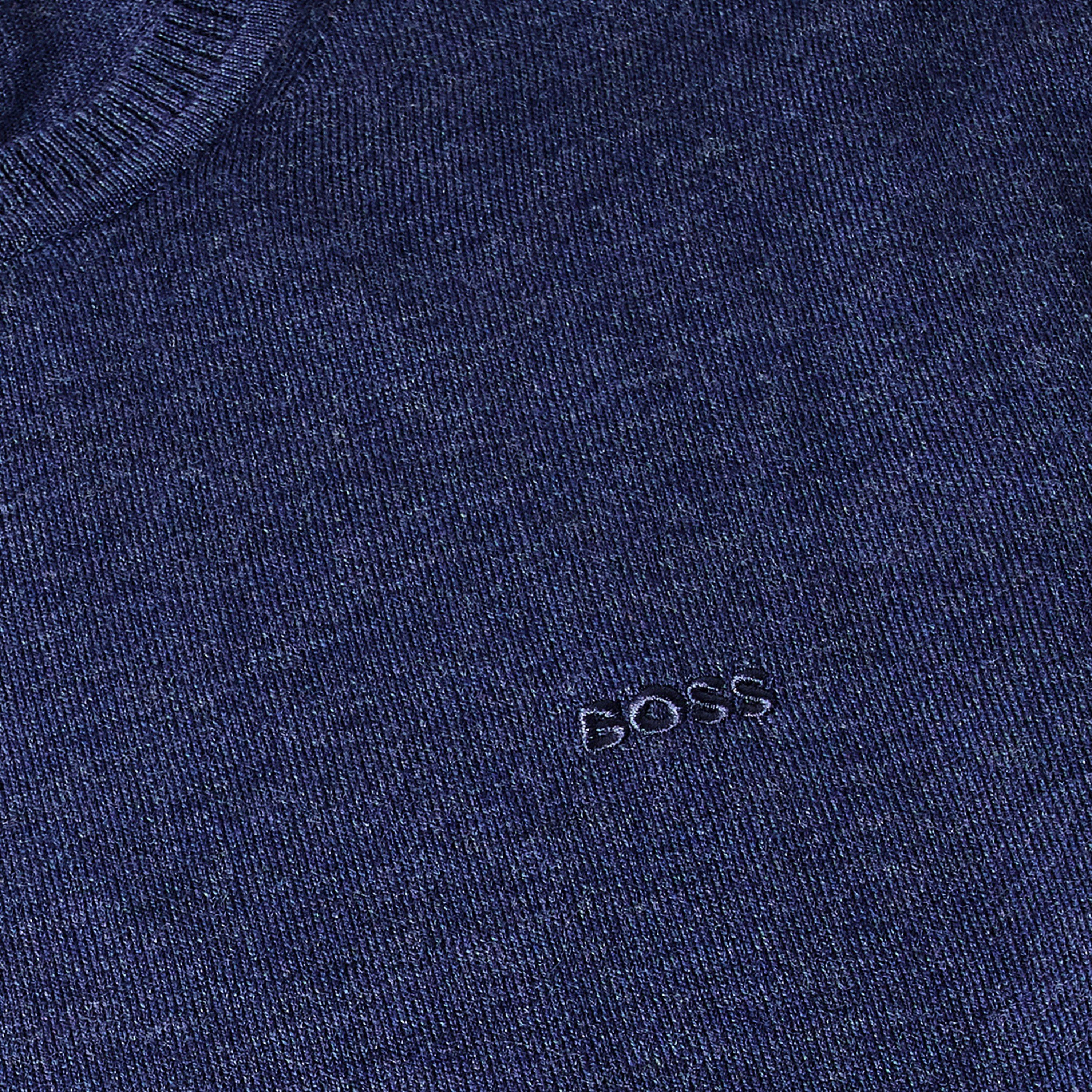 Medium Blue - Boss - Men's Bagritte-E Crew Sweatshirt - 3