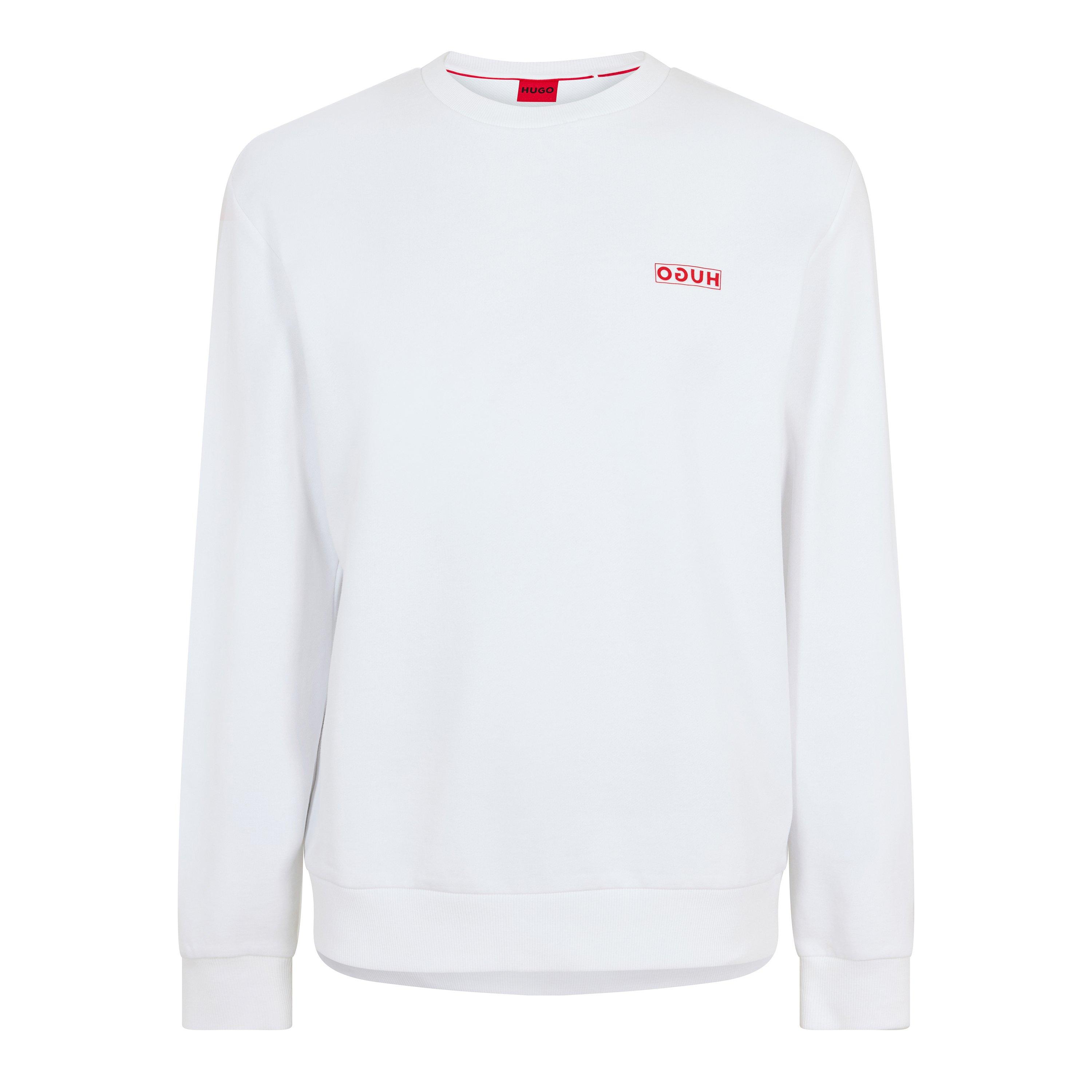 Hugo Men's Drick194_e Crew Sweatshirt - White - 2XL