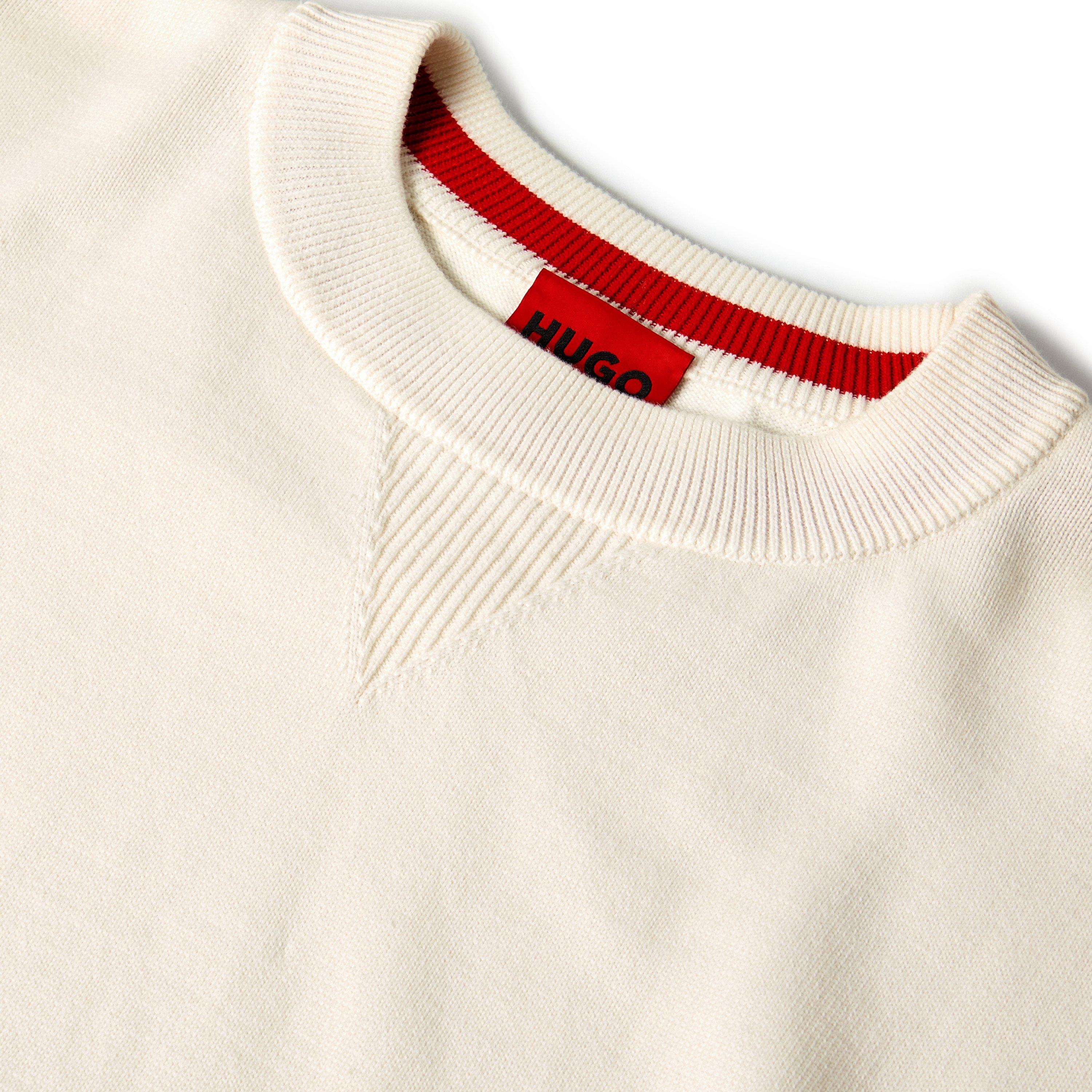 Open White - Hugo - Men's Swart Crew Sweatshirt - 3