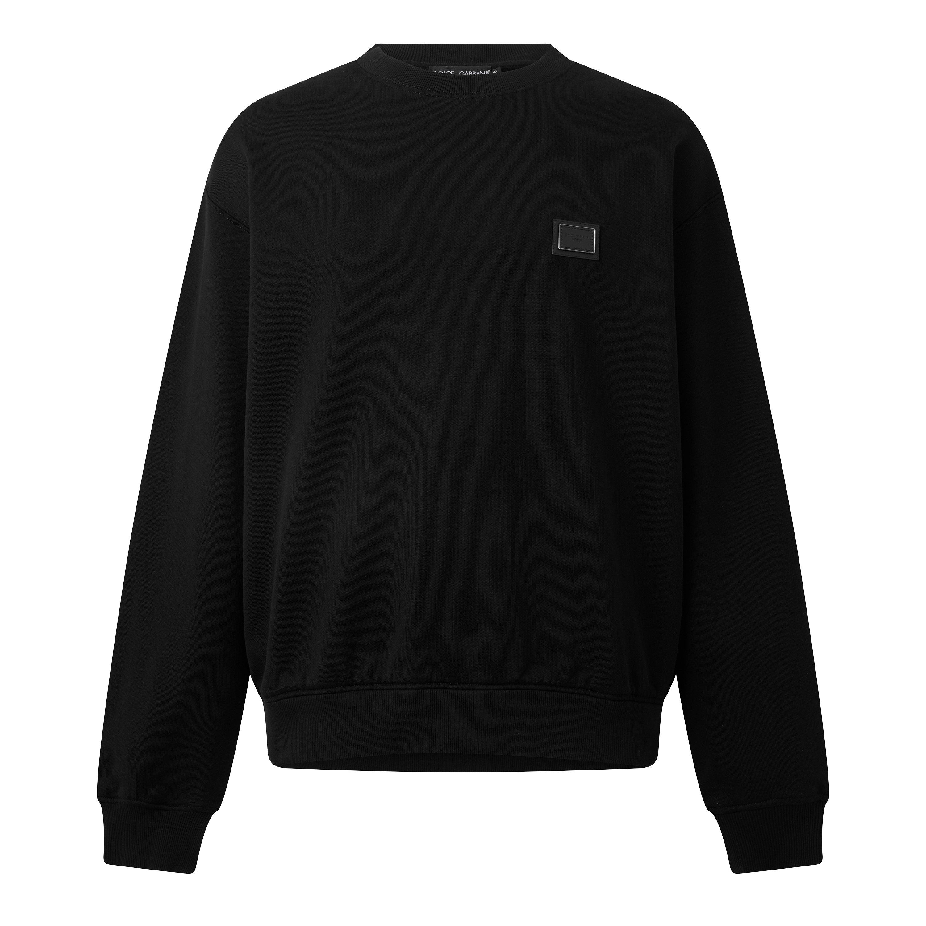 Black - Dolce and Gabbana - DG New Plate Crw Jmp Sn05 - 1