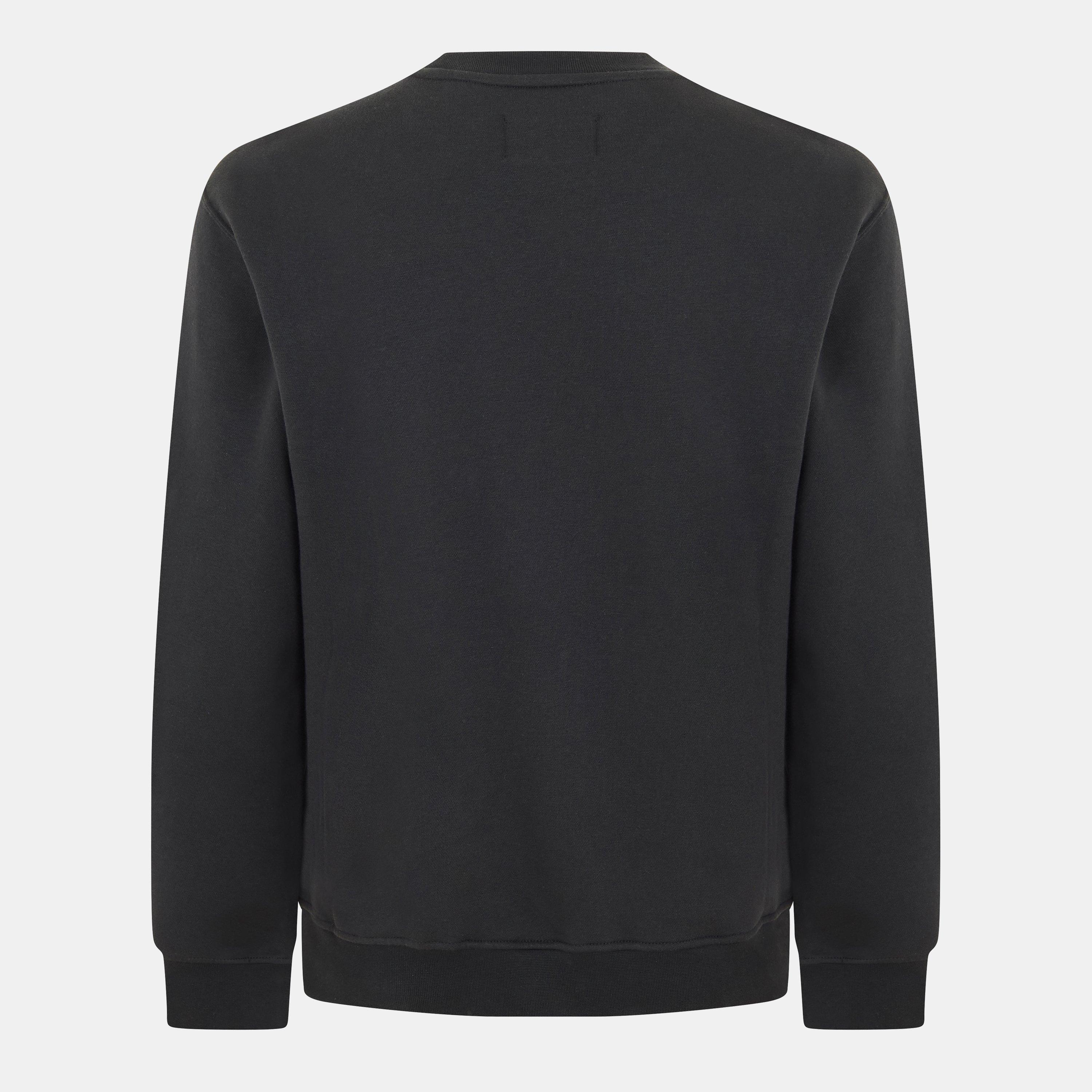 Black/White - Air Jordan - Essentials Men's Fleece Crew - 2