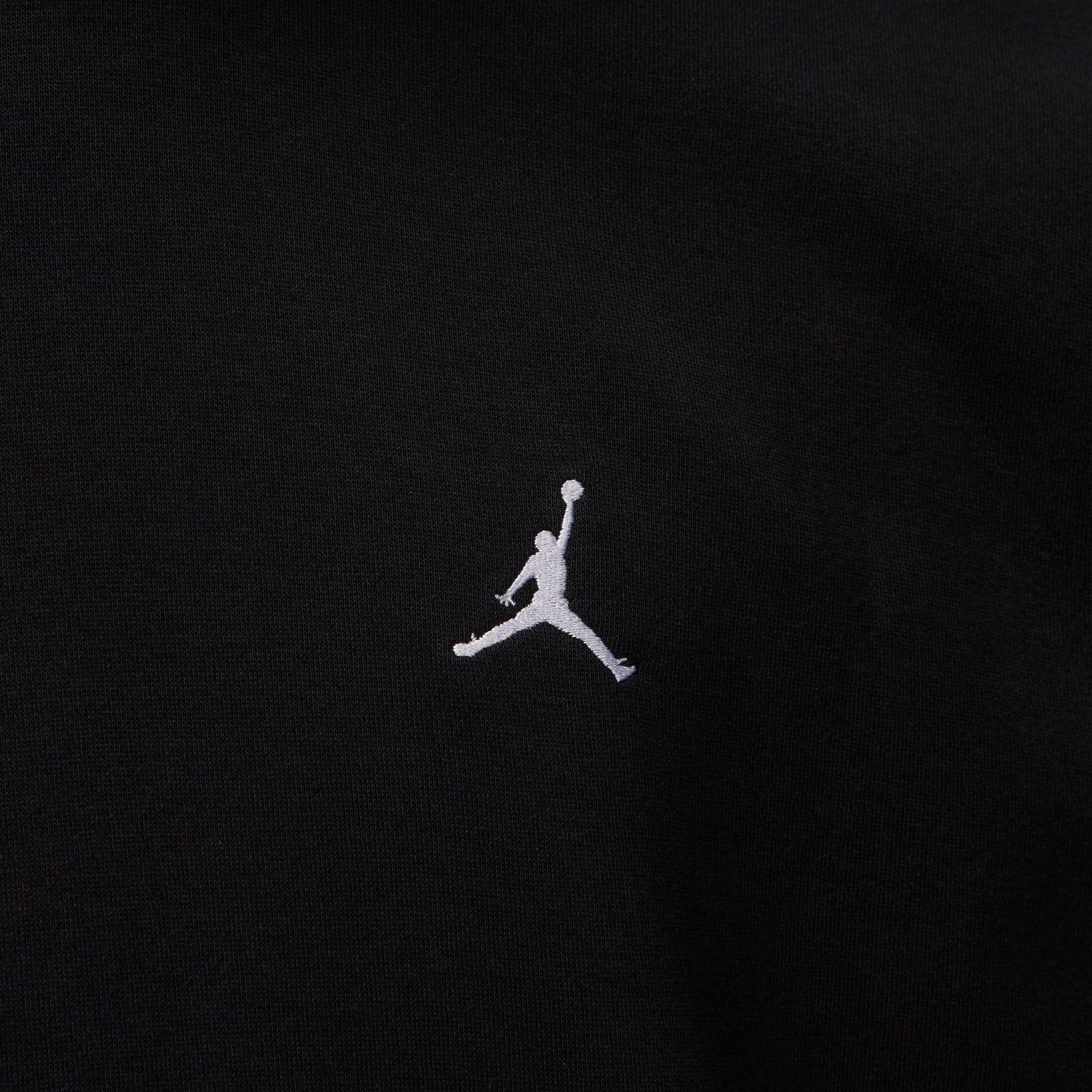 Black/White - Air Jordan - Essentials Men's Fleece Crew - 4