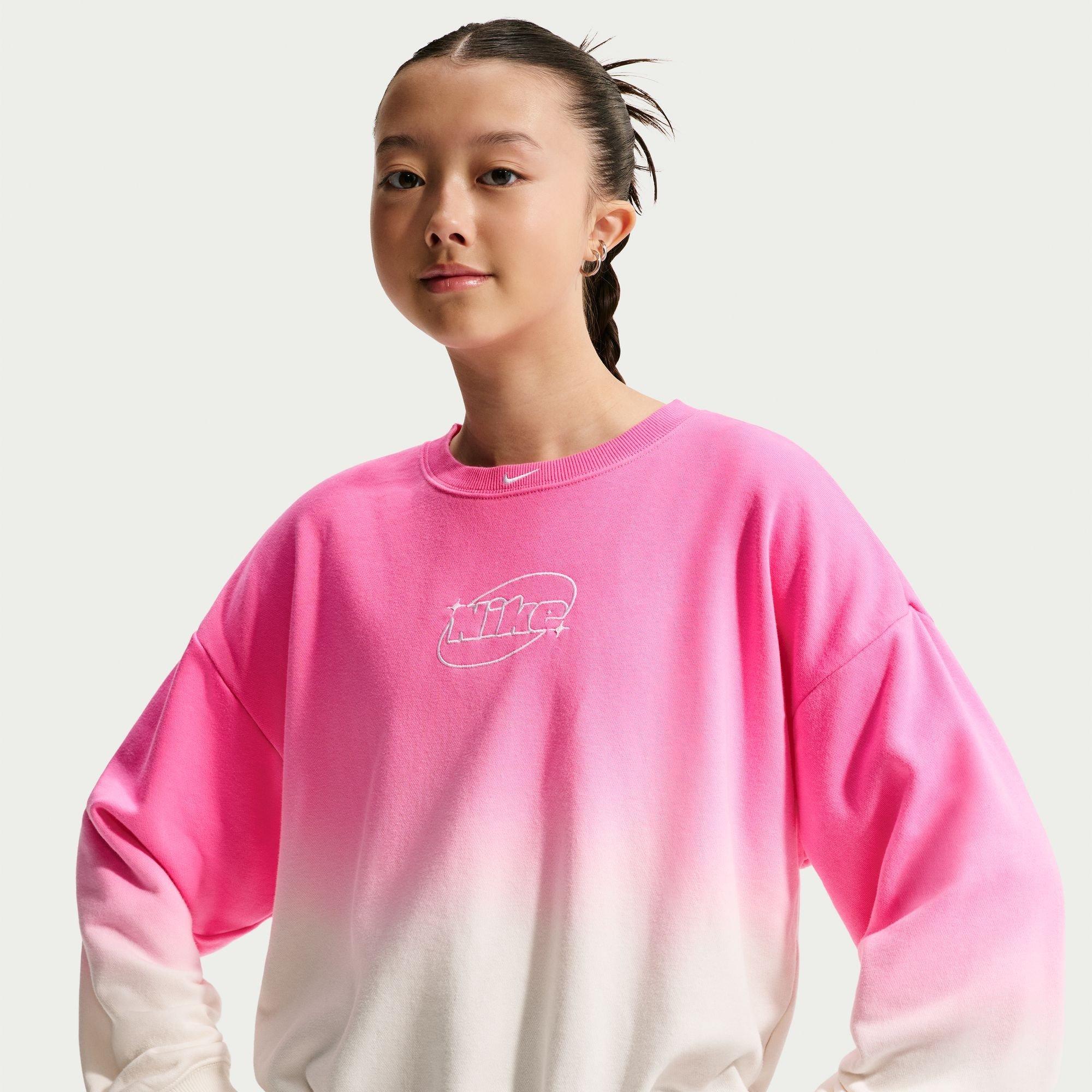 Sail/Pink - Nike - Nike Boxy Crew Jn63 - 1