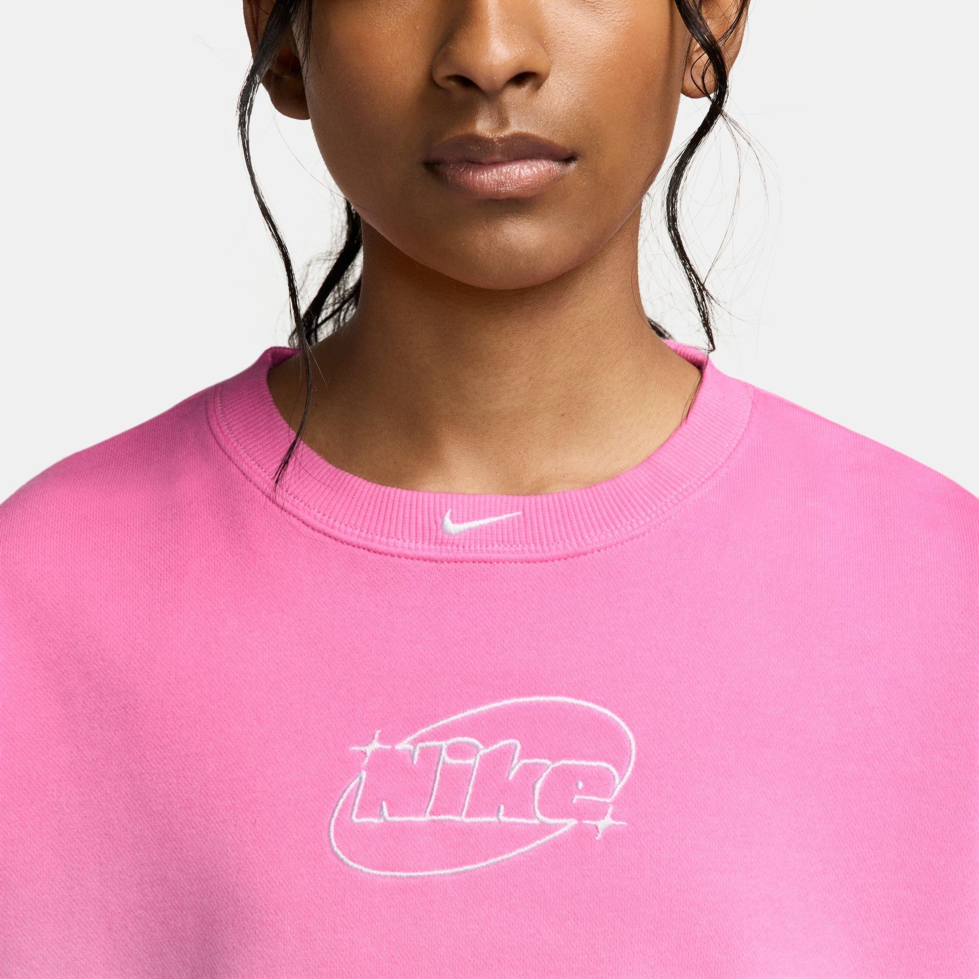 Sail/Pink - Nike - Nike Boxy Crew Jn63 - 3