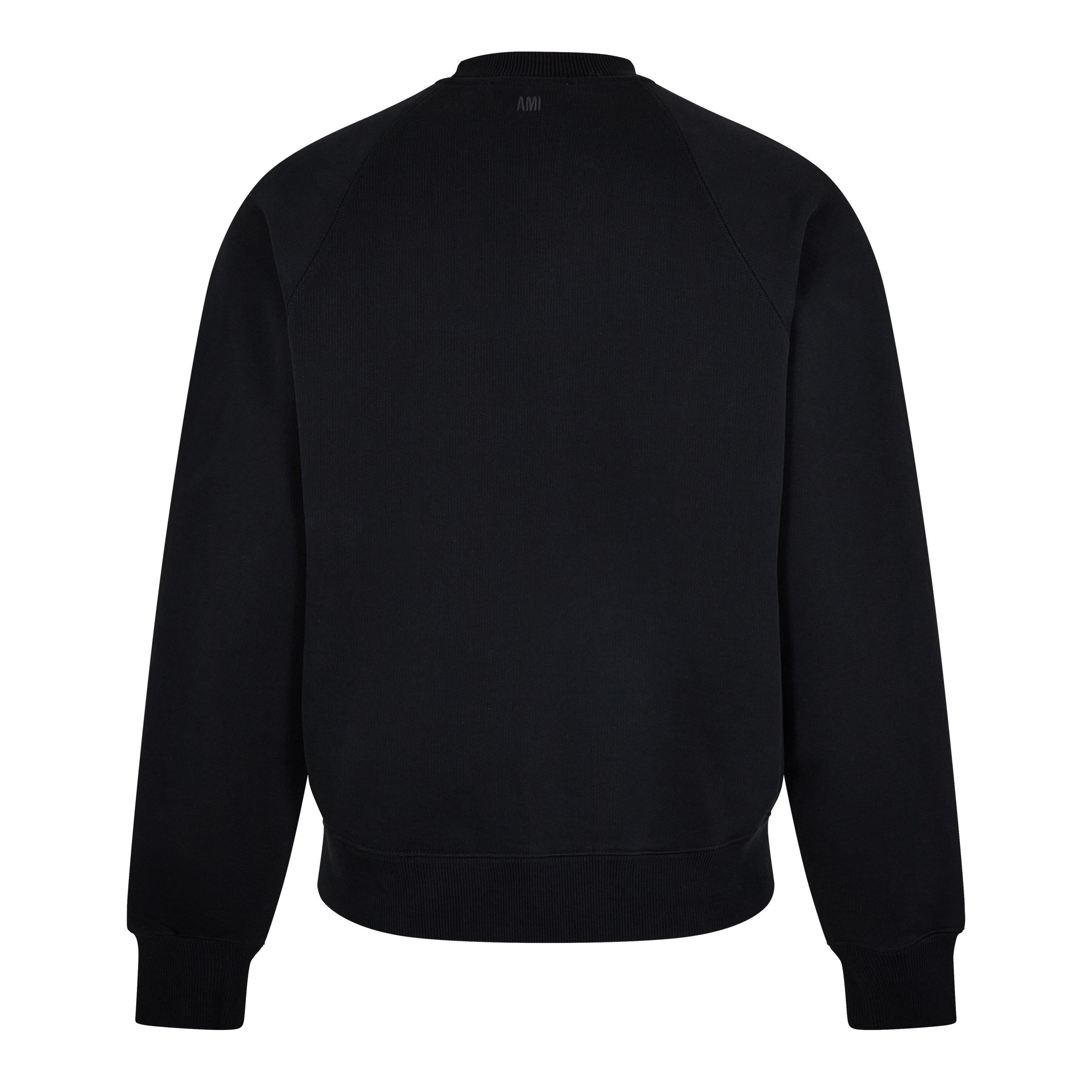 Black - Ami Paris - Ami De Coeur Crewneck - 2