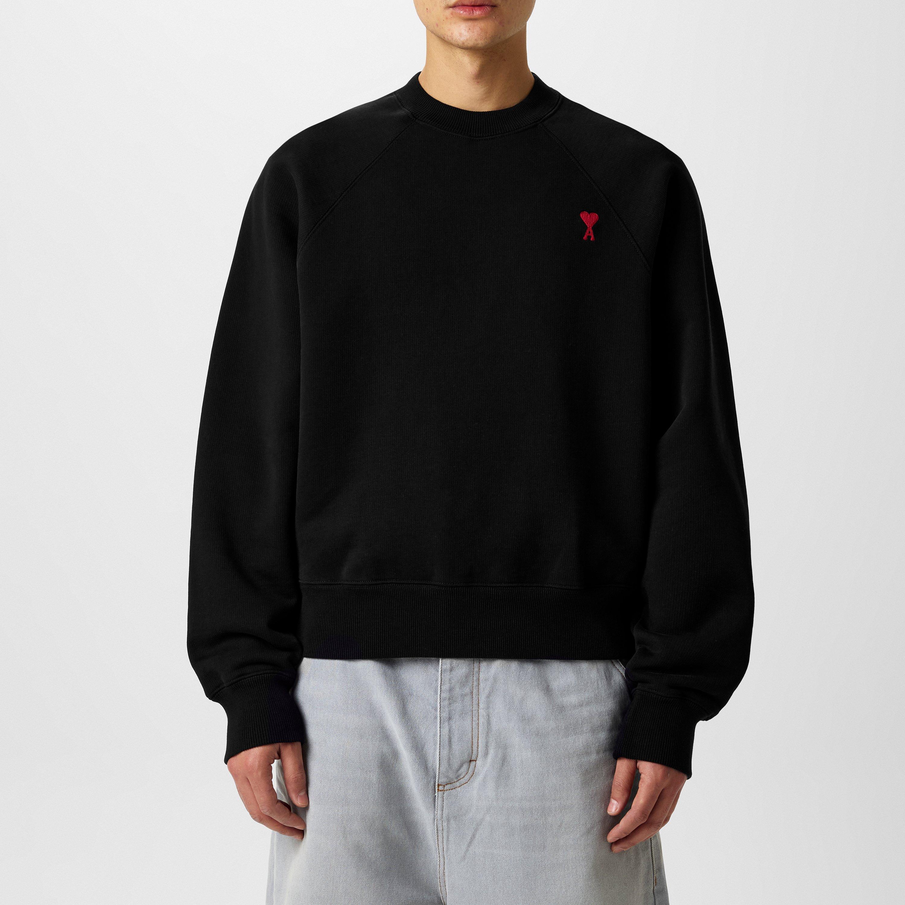 Black - Ami Paris - Ami De Coeur Crewneck - 3