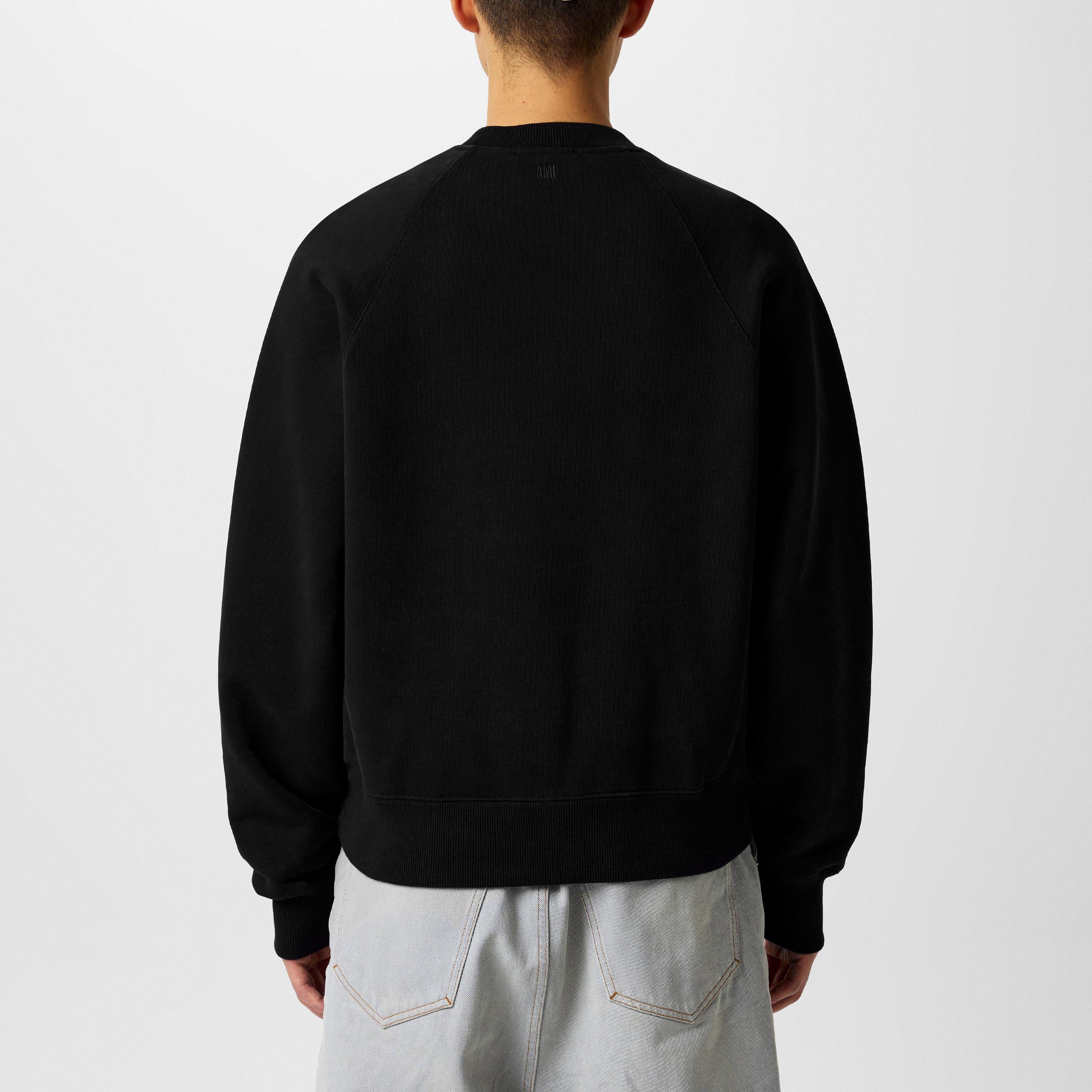 Black - Ami Paris - Ami De Coeur Crewneck - 4