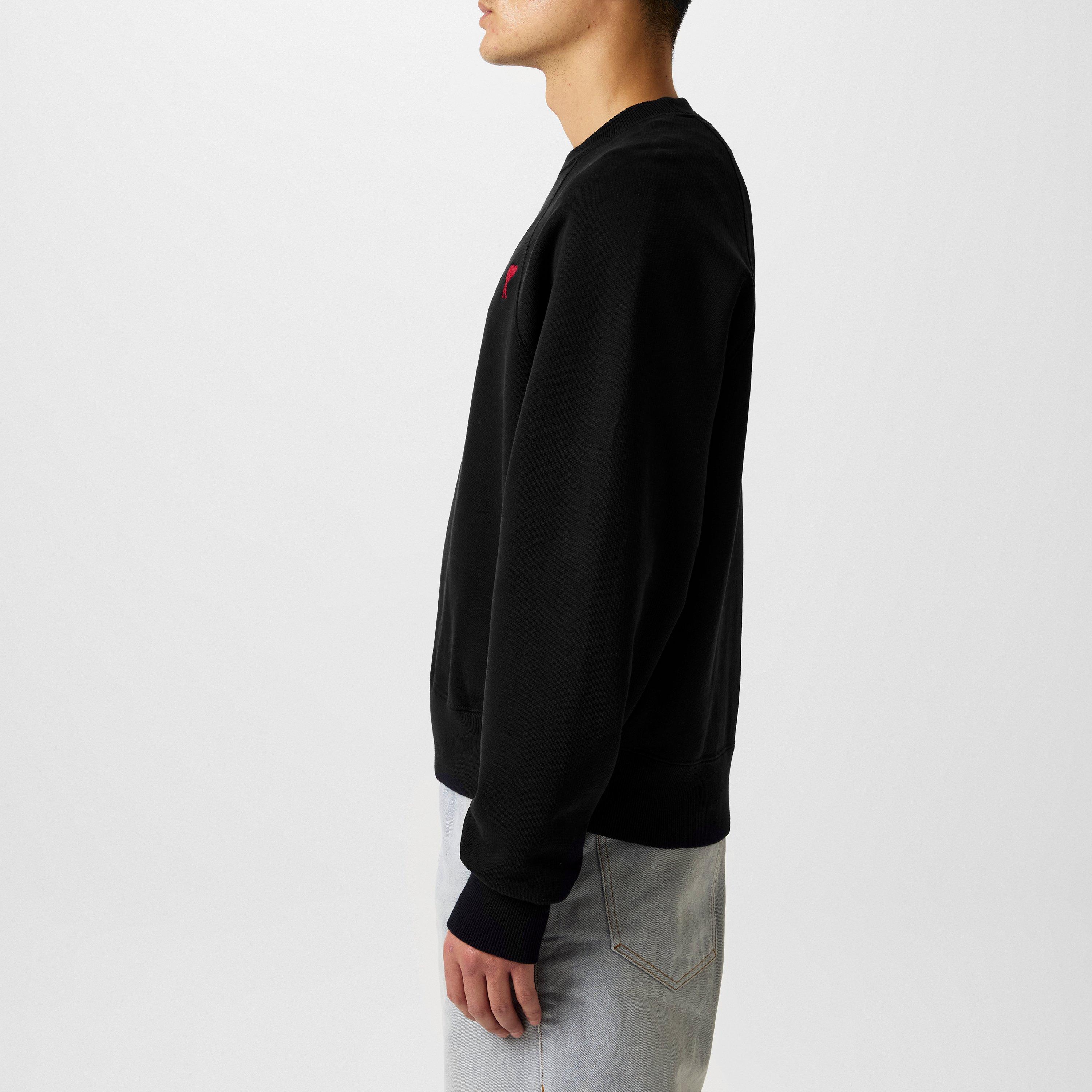 Black - Ami Paris - Ami De Coeur Crewneck - 5