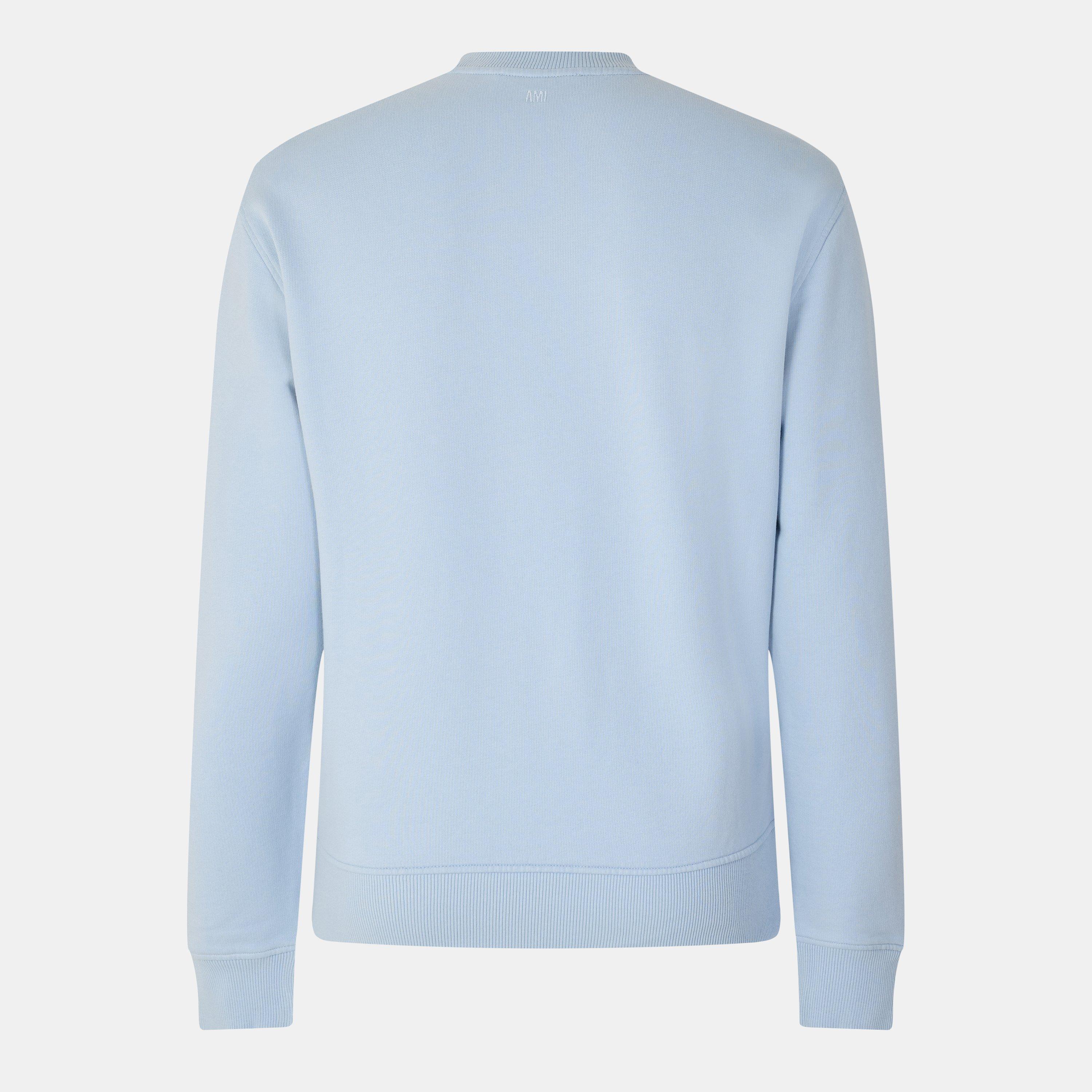 Ciel Blue 4506 - Ami Paris - De Coeur Crewneck - 2