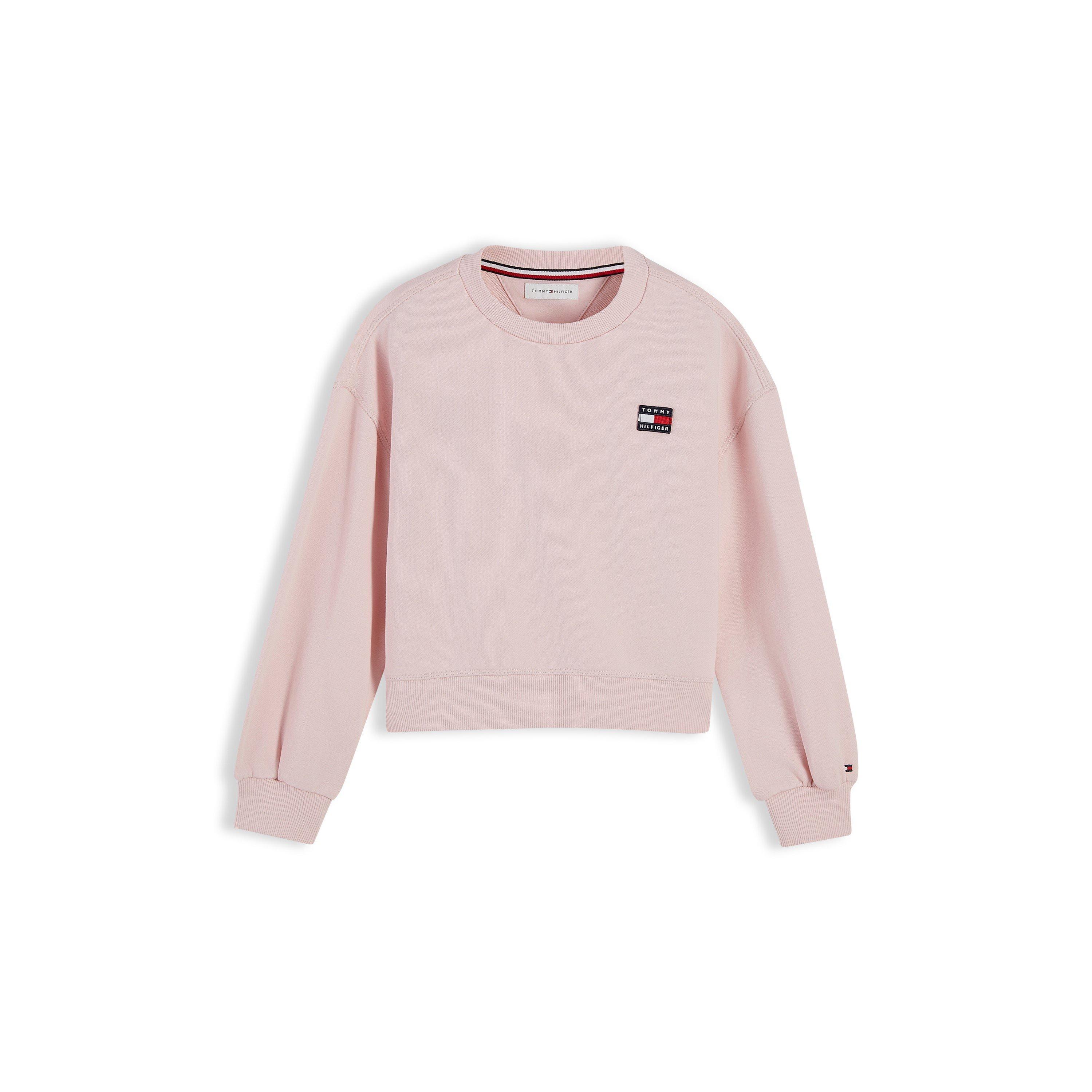 Whimsy Pink TJQ - Tommy Hilfiger - Tommy Flag Swt Jn64 - 1