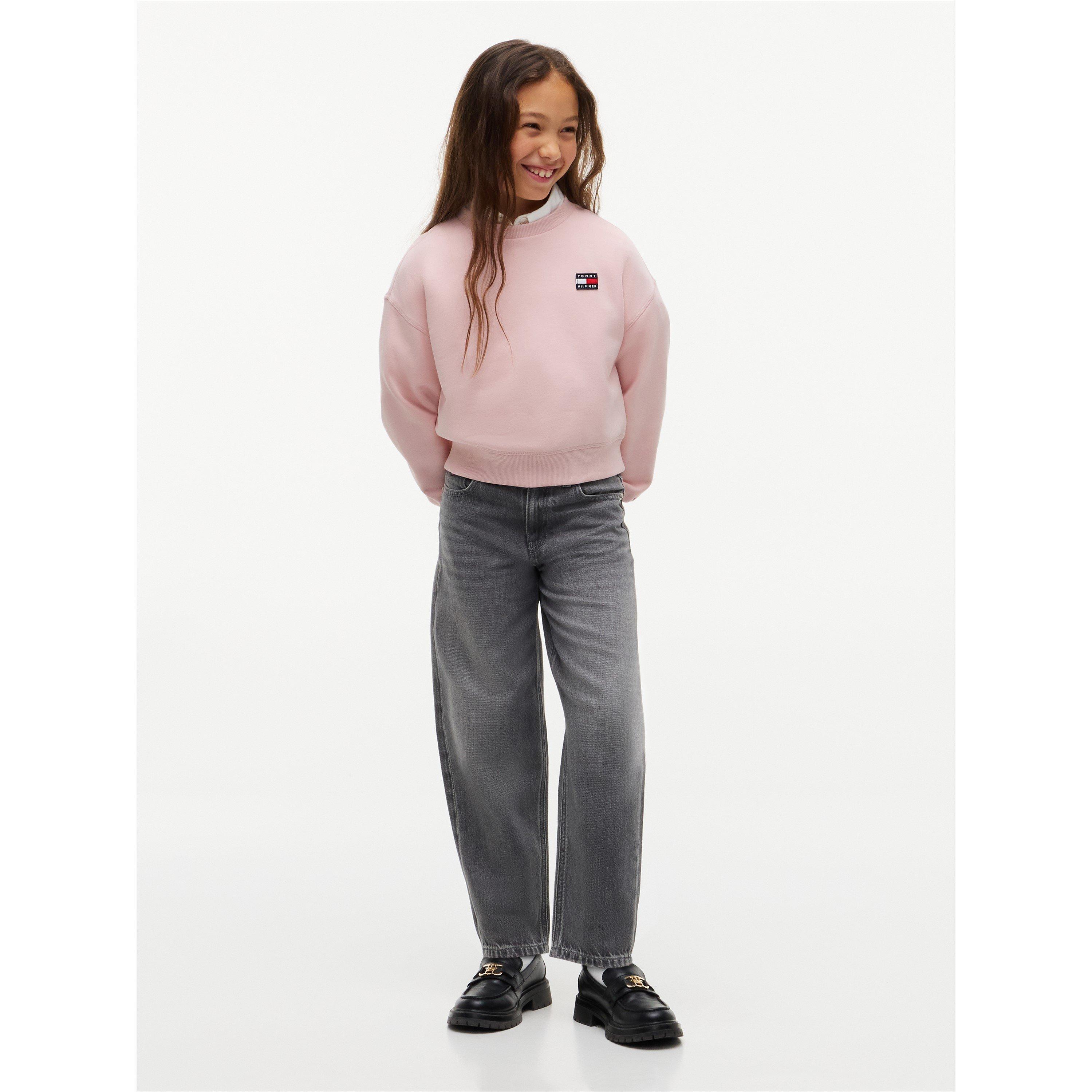 Whimsy Pink TJQ - Tommy Hilfiger - Tommy Flag Swt Jn64 - 3