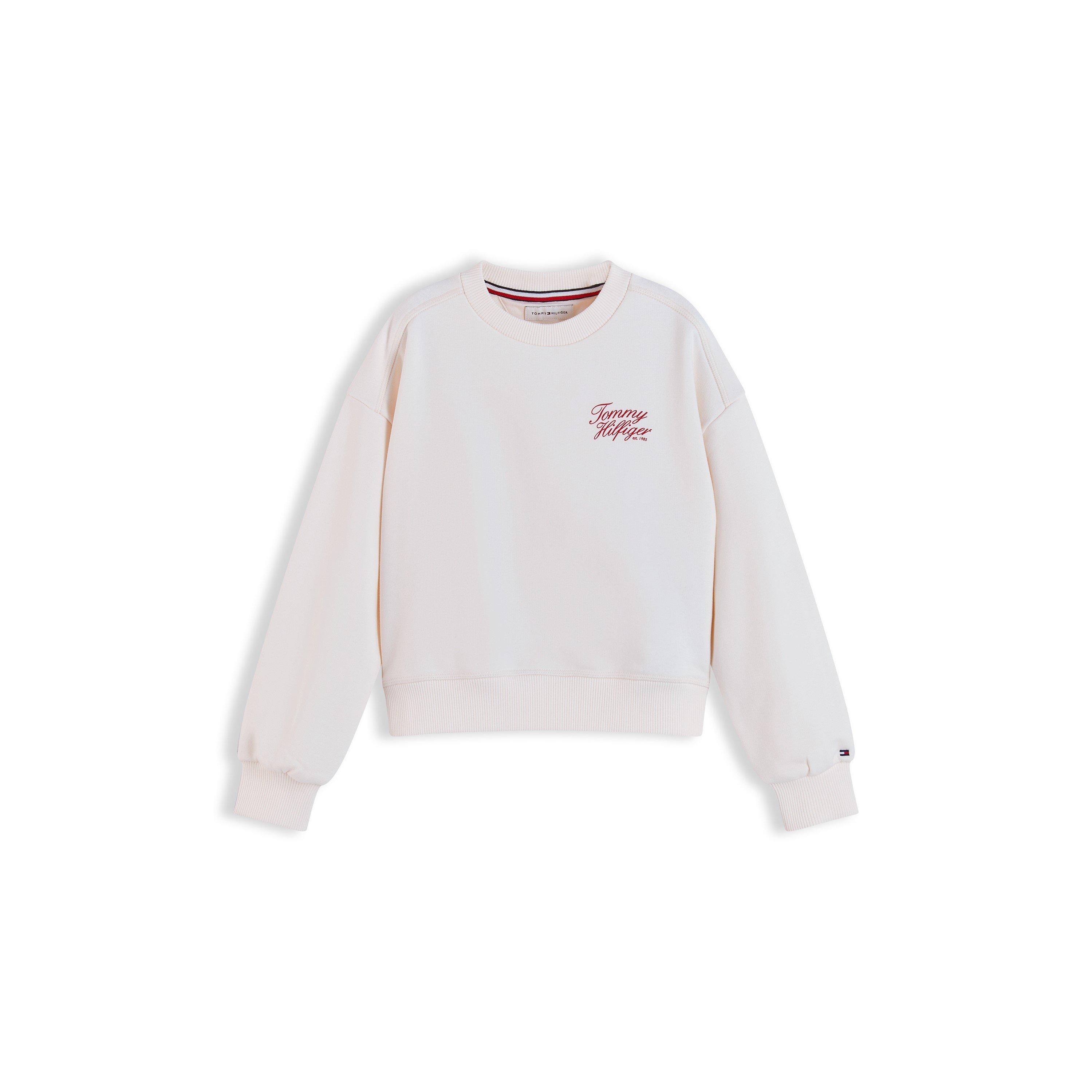 Tommy Hilfiger Tommy Script Swt Jn64 - Off White YBH - Size 16Y