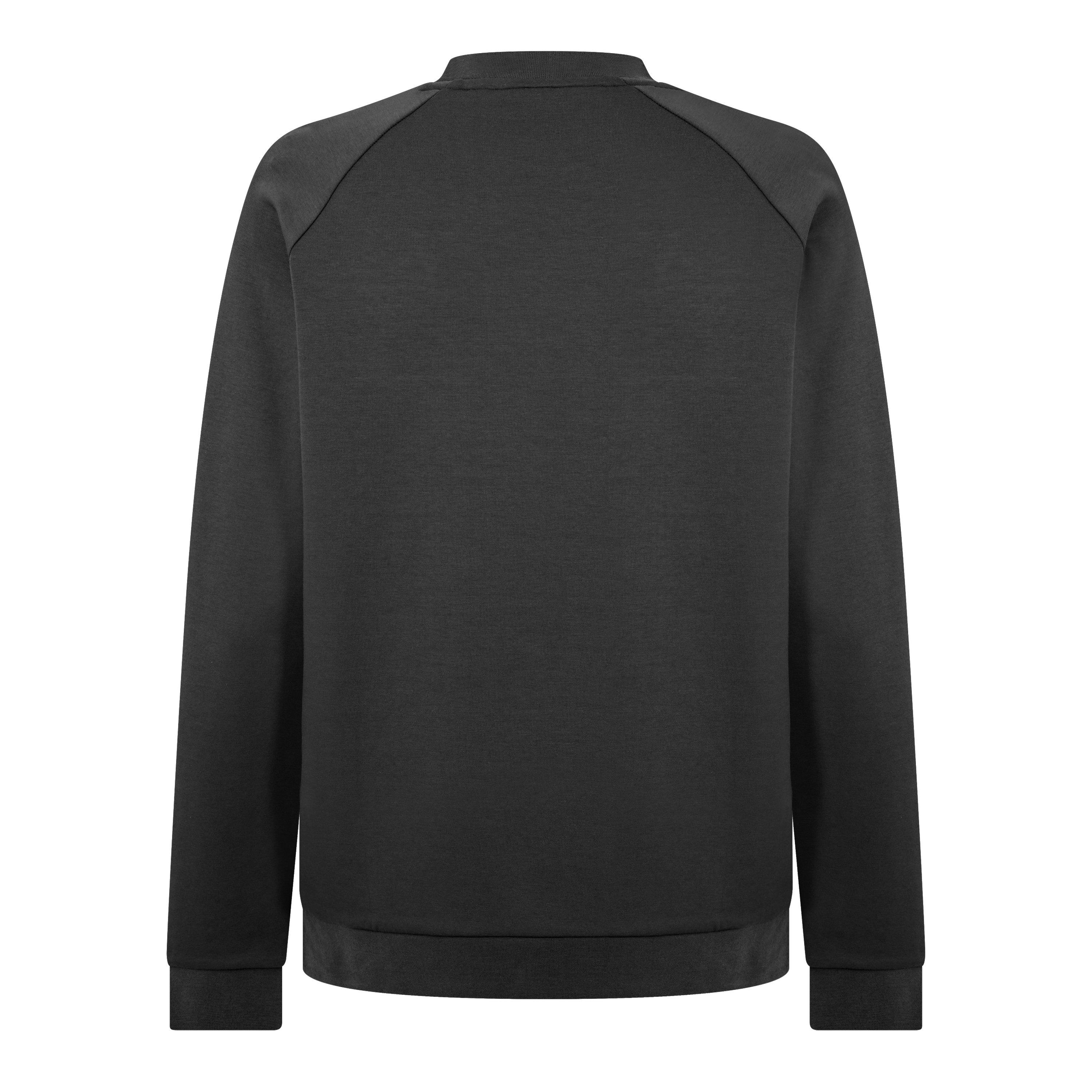 Charcoal - Boss - Men's Sense Green Cotton Crew Sweater - 2
