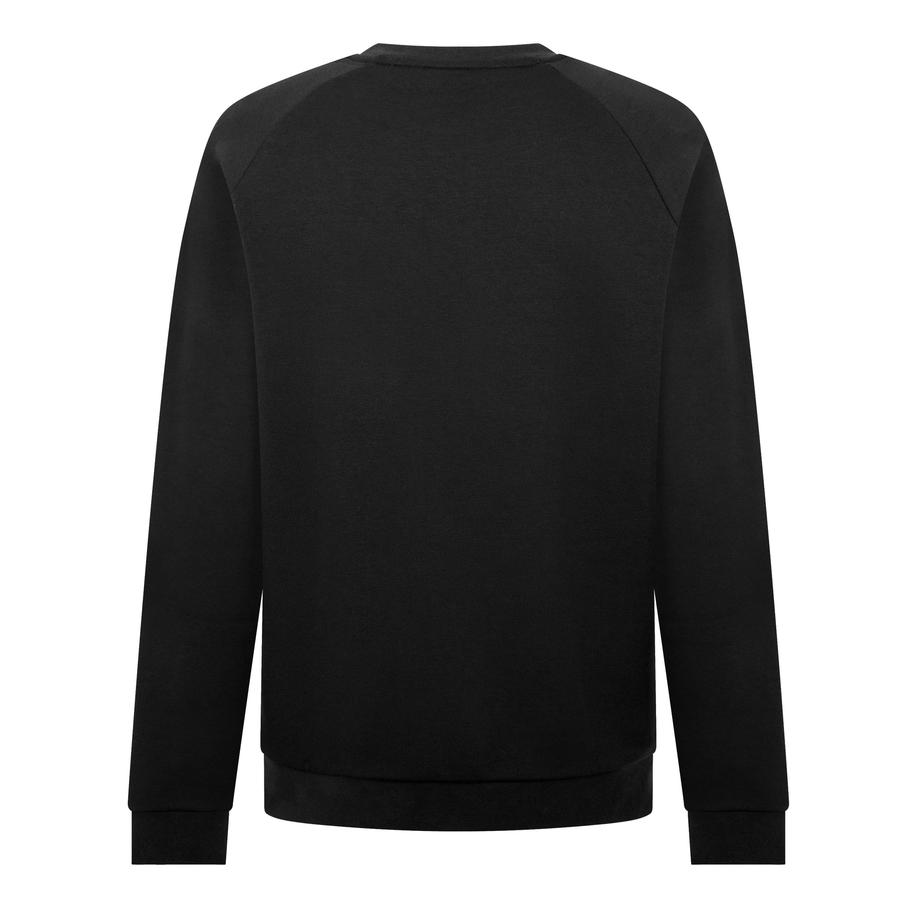 Black - Boss - Mens BOSS GREEN Elevated Crew Neck Sweatshirt with Metal Logo (Essense) - 2