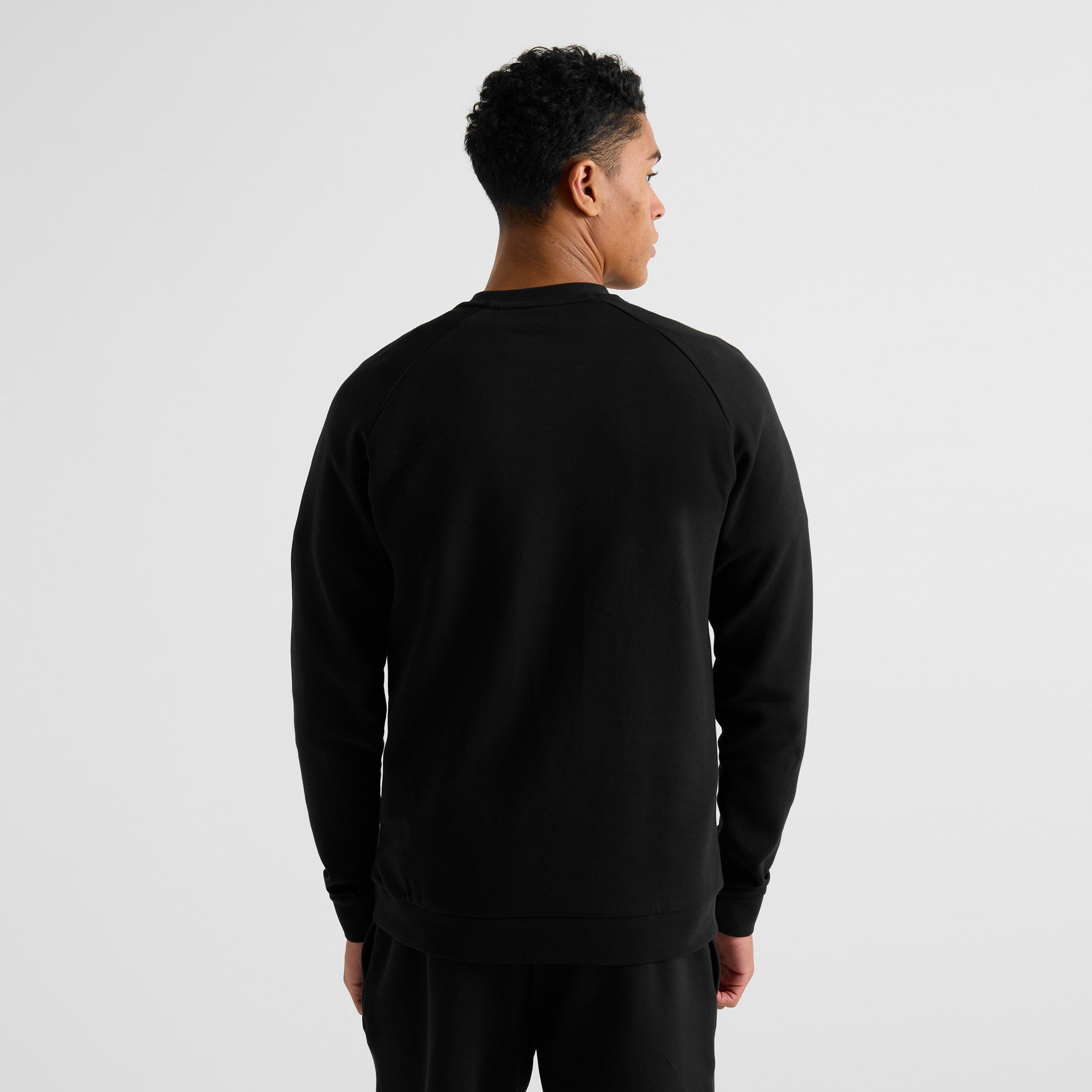 Black 004 - Boss - Mens BOSS Crew Neck Sweatshirt with Metal Logo (Essense) - 4