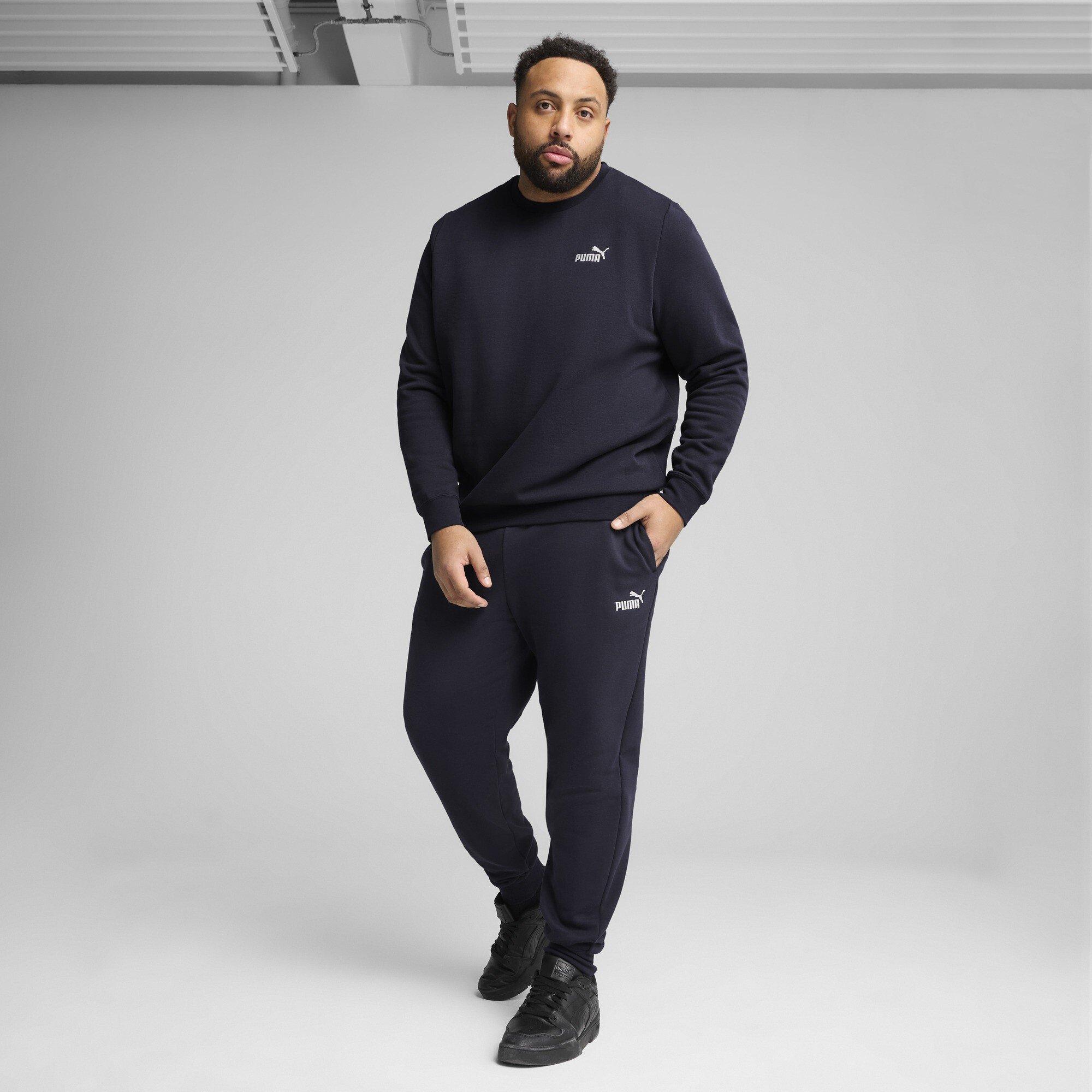 Puma Azul Marino - Puma - Men's Small Number 1 Logo Crew Sweatshirt - 7