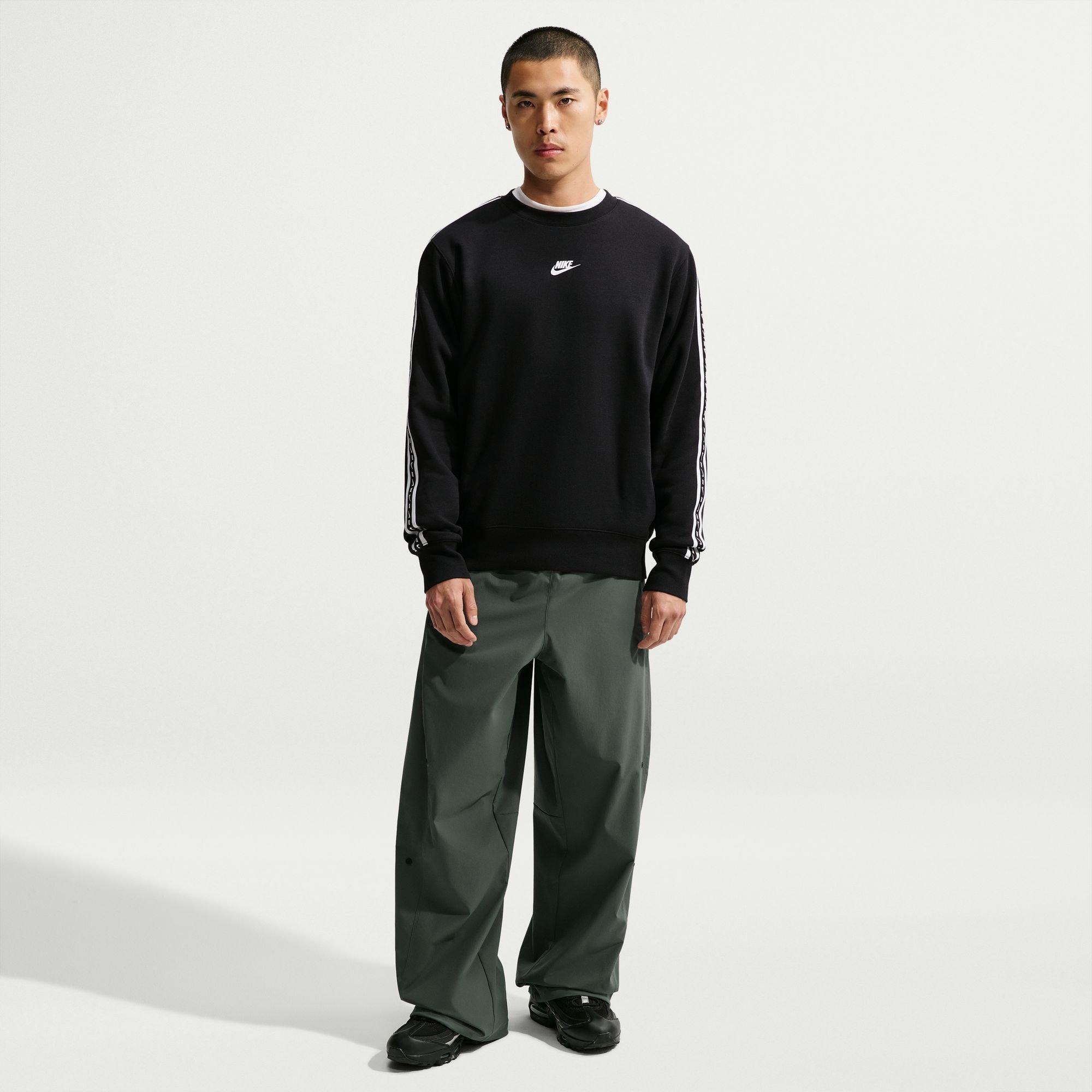 Schwarz/Weiß - Nike - Nike Tape Crew Sn64 - 4