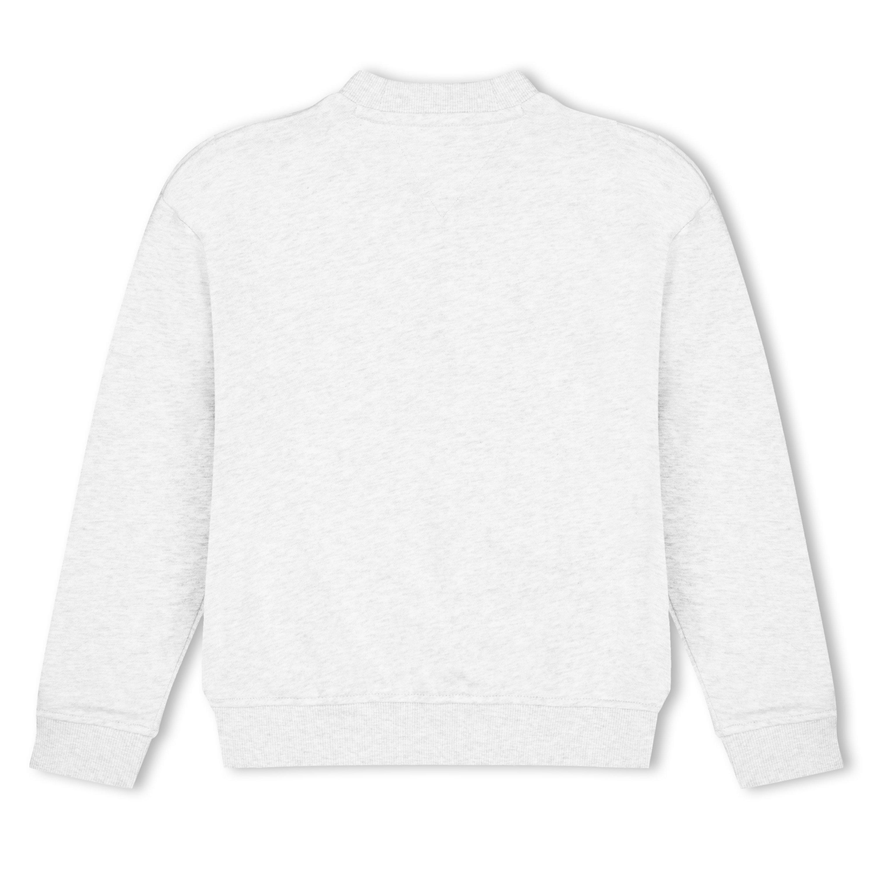 Heather Grey - Tommy Hilfiger - Kids' Heritage Flag Crew Sweatshirt - 2