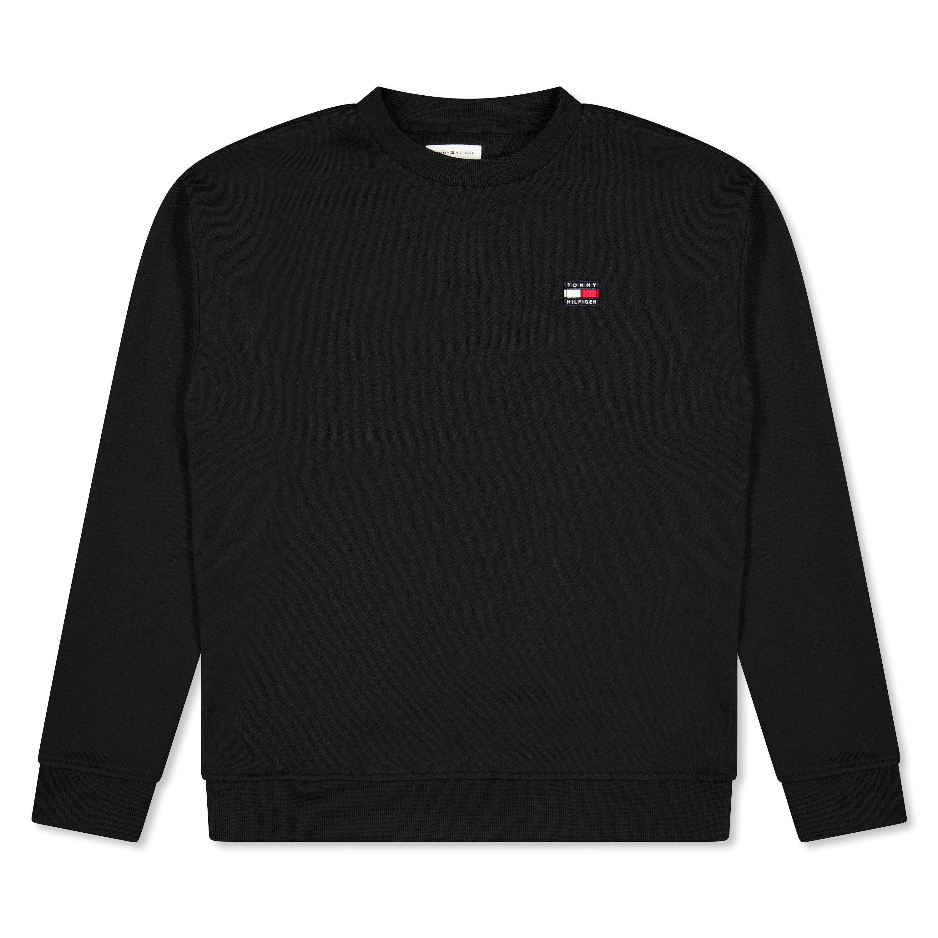 Tommy Hilfiger Boys Kids' Heritage Flag Crew Sweatshirt - Black - 10Y
