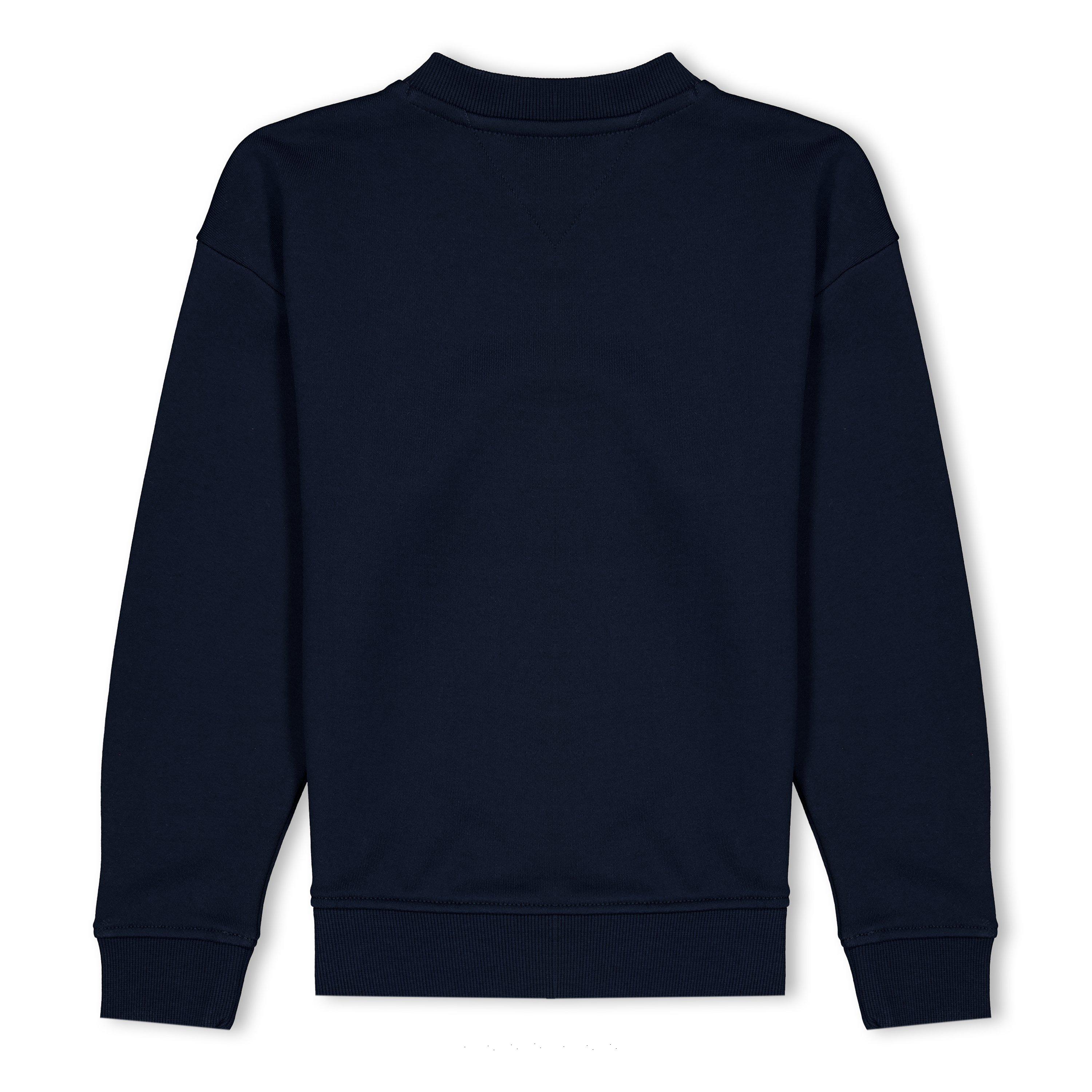 Night Navy - Tommy Hilfiger - Kids' Heritage Flag Crew Sweatshirt - 2