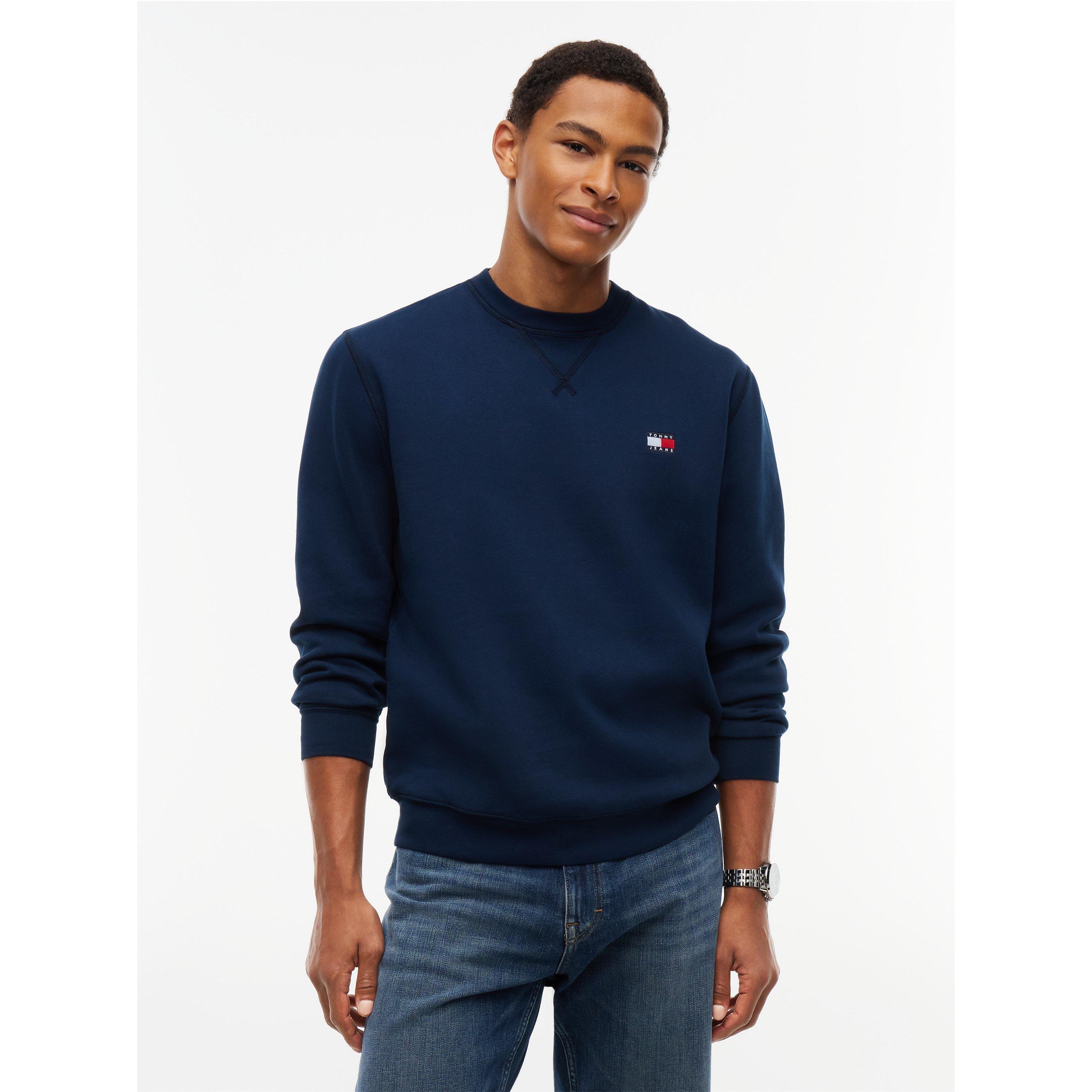 Dark Blue - Tommy Jeans - TJ Reg Bdg Crew Ext Sn64 - 2