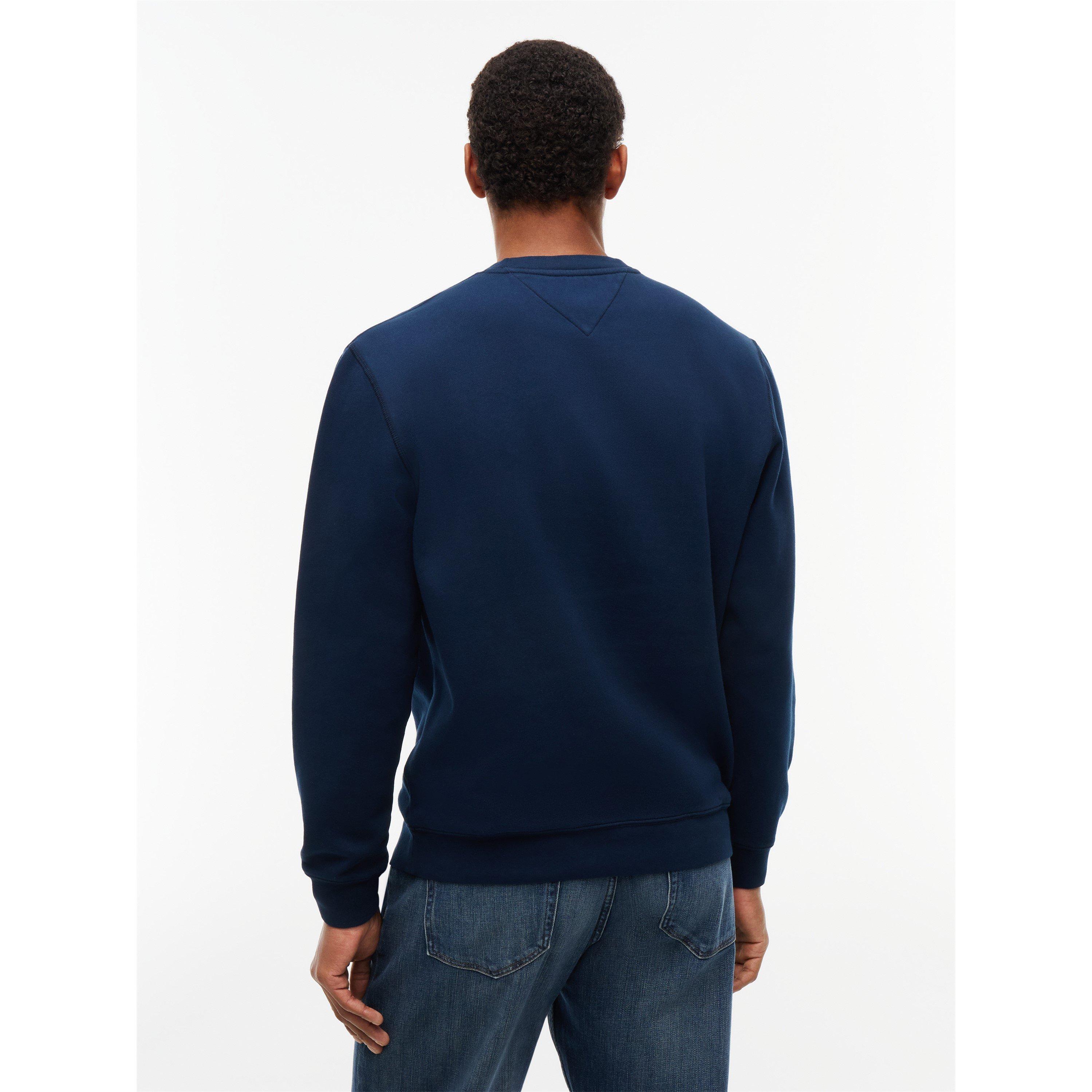 Dark Blue - Tommy Jeans - TJ Reg Bdg Crew Ext Sn64 - 5