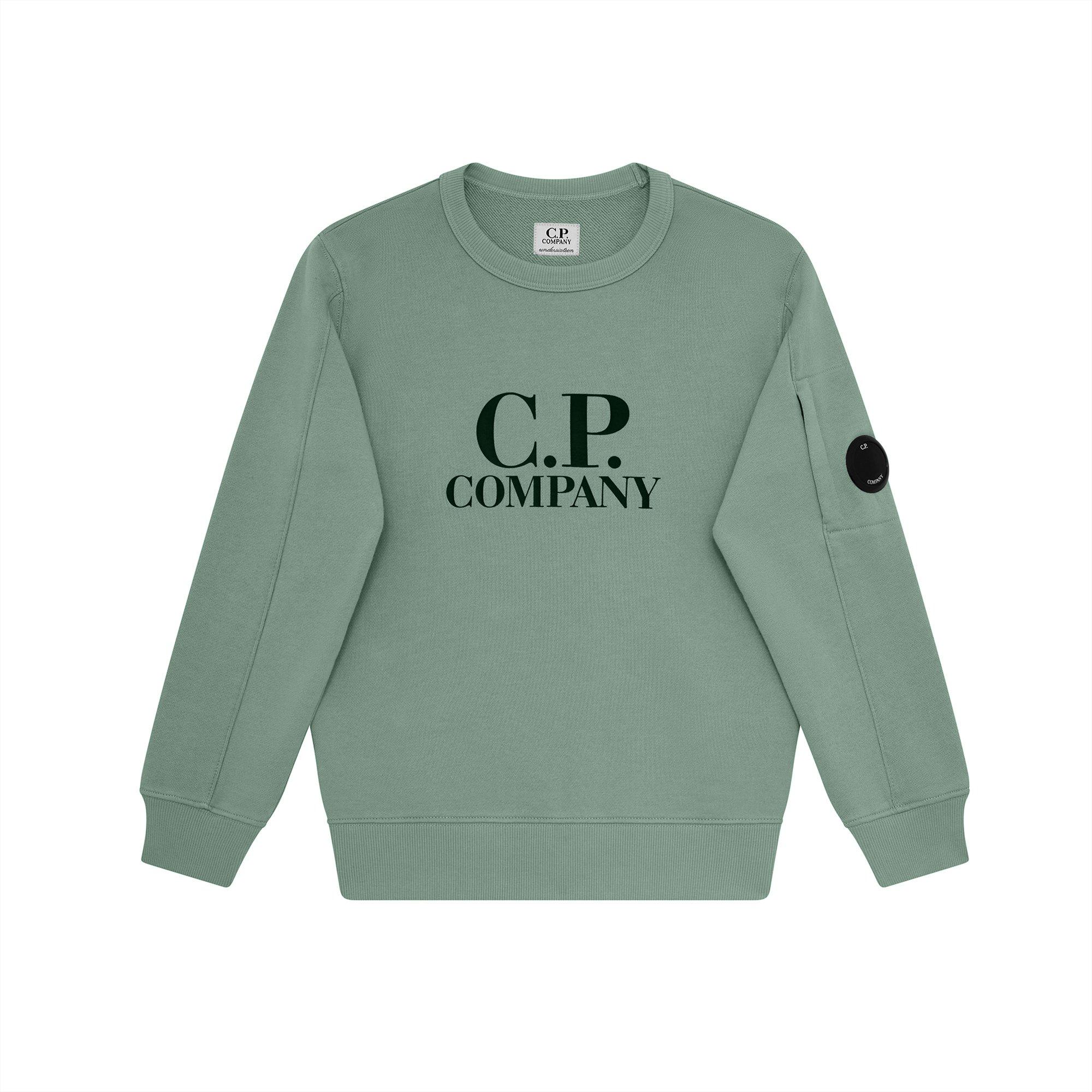CP Company | Boys' Logo Crew-neck Sweatshirt | Crew Sweaters CP Company | Boys' Logo Crew-neck Sweatshirt | Crew Sweaters