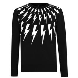 Neil Barrett Lightning Bolt Sweatshirt