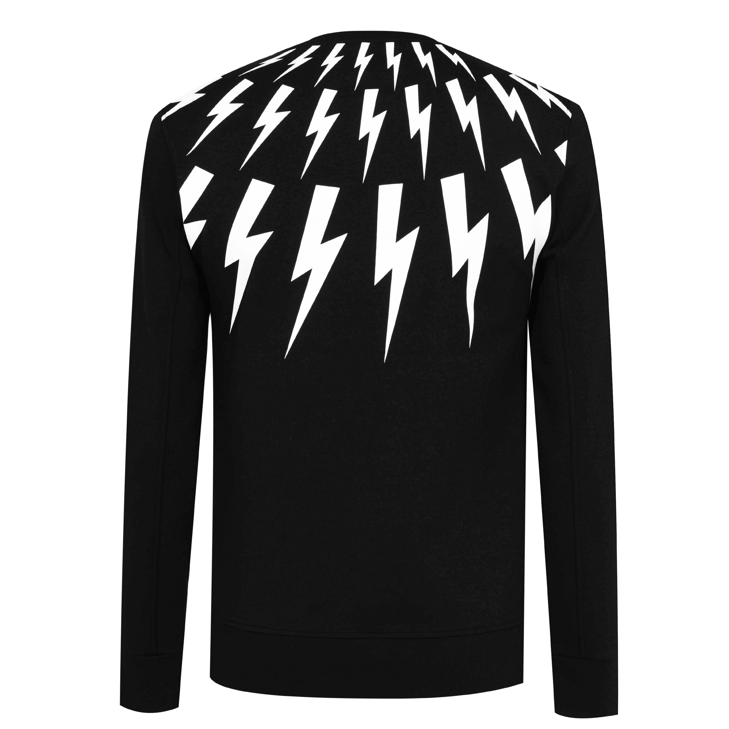 Black 524 - Neil Barrett - Lightning Bolt Sweatshirt - 8