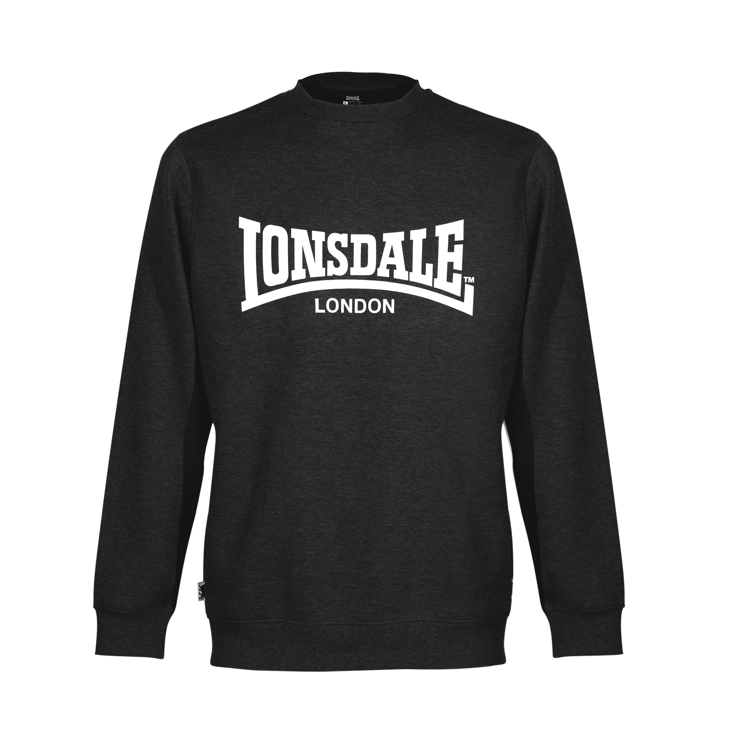 Zwart - Lonsdale - Essential Crew Sweater Mens - 1