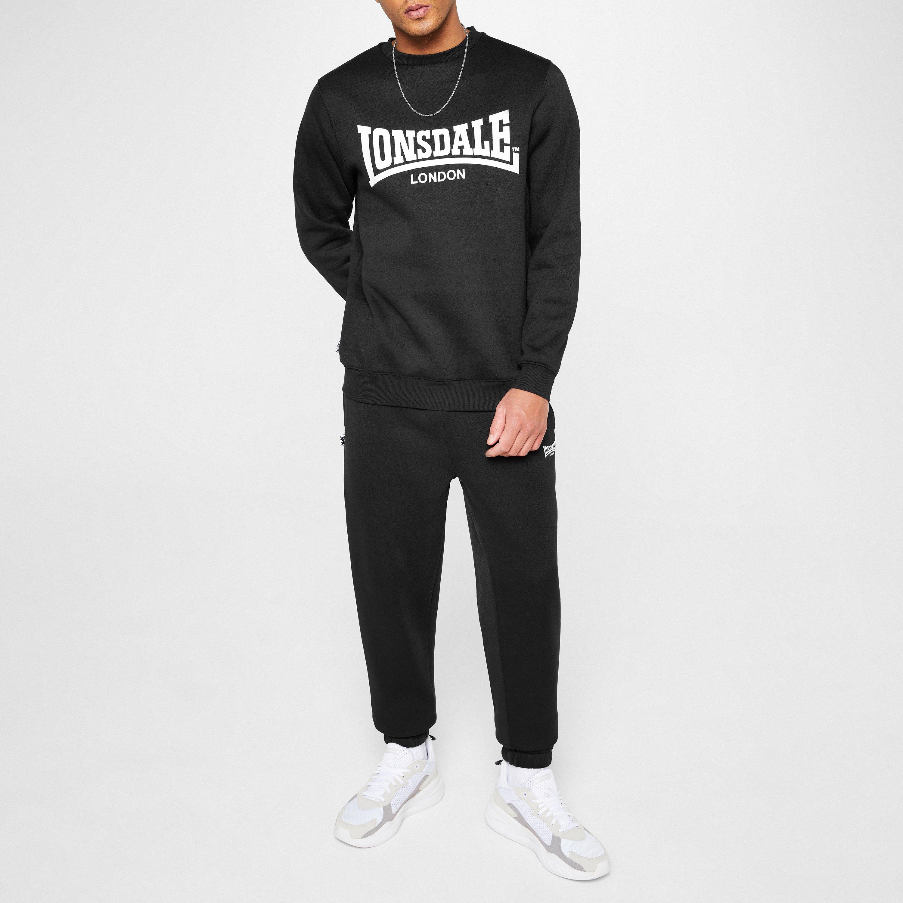 Noir - Lonsdale - Essential Crew Sweater Mens - 3