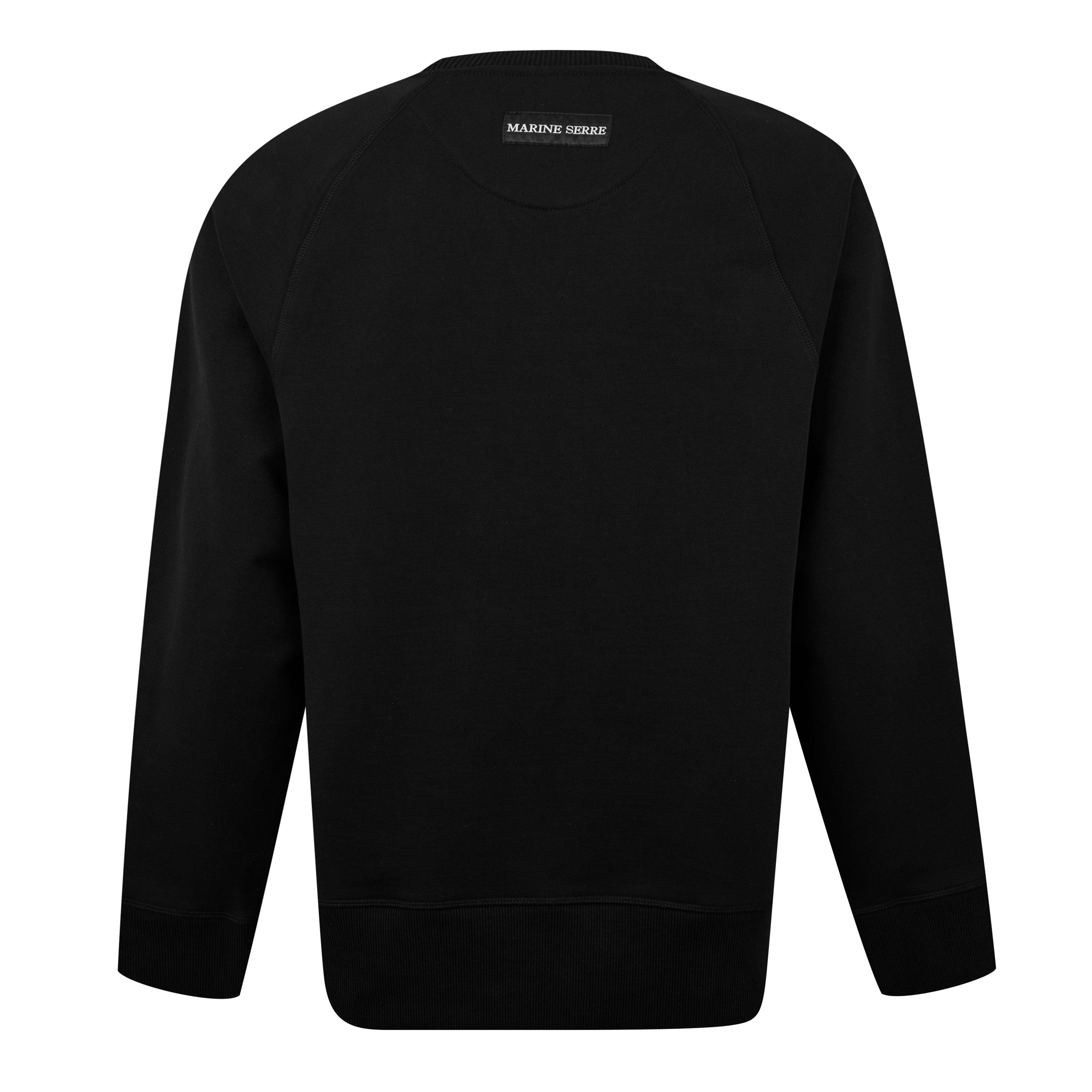 Black - Marine Serre - Logo Sweatshirt - 6
