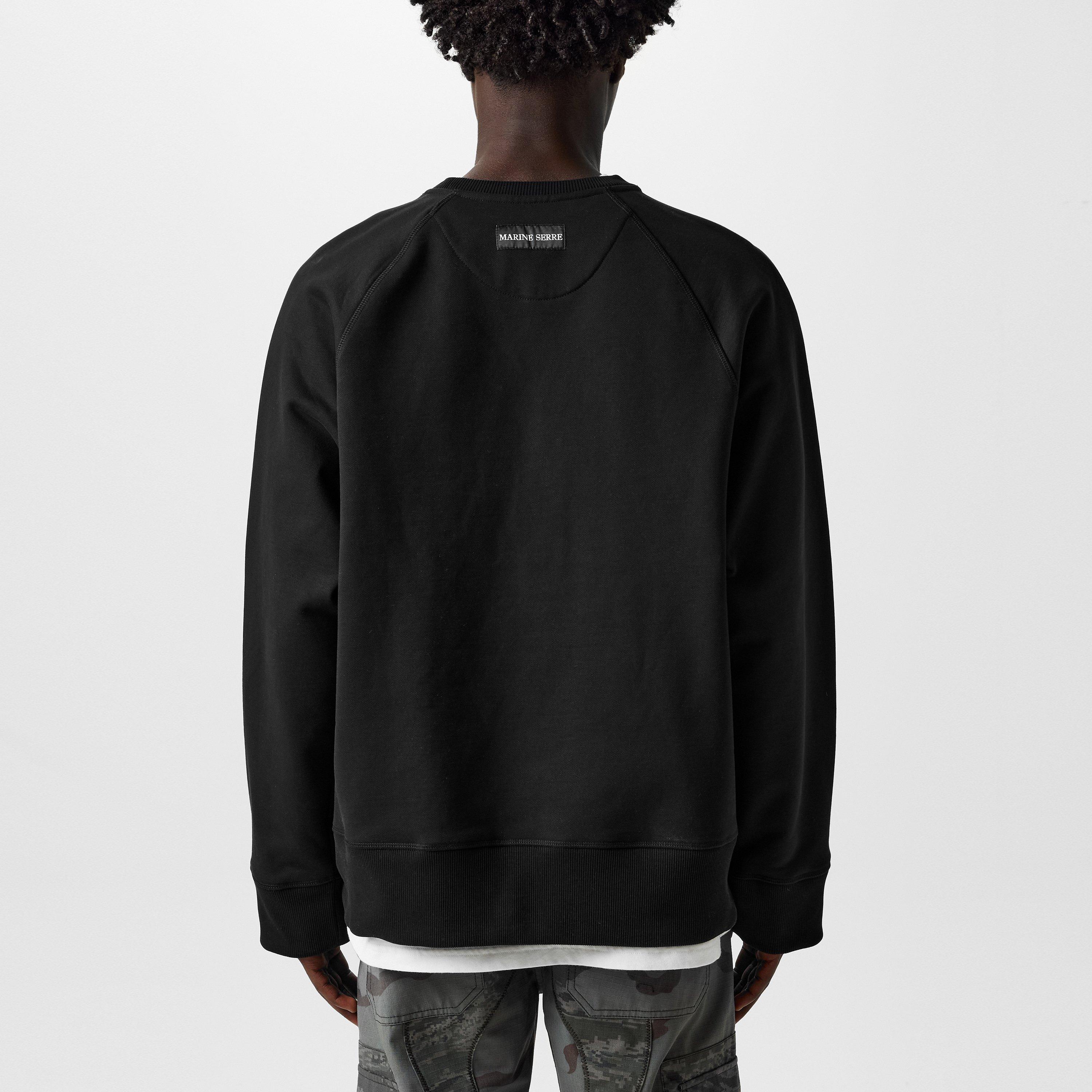 Black - Marine Serre - Logo Sweatshirt - 3