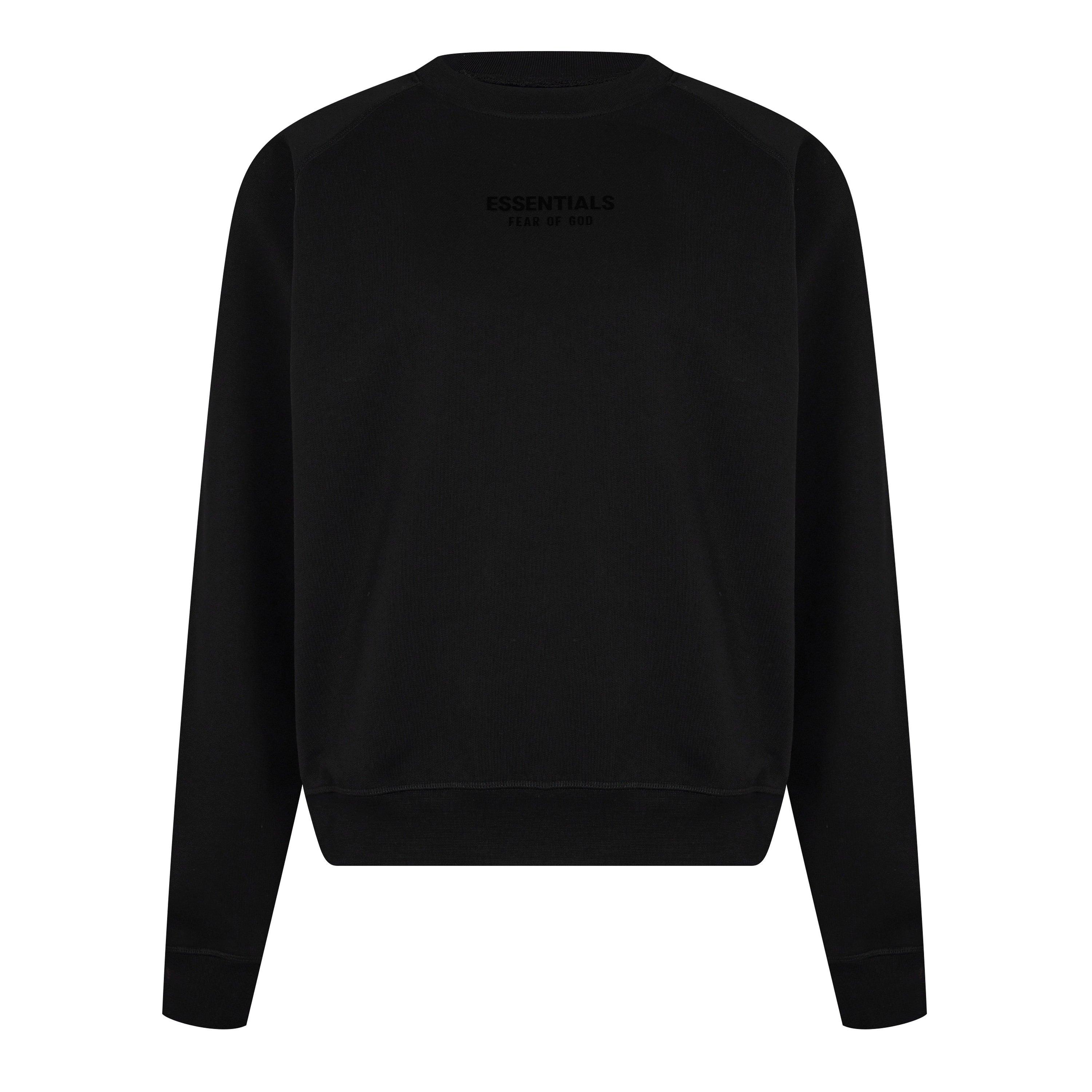 Jet Black - Fear Of God Essentials - Essential Crewneck Sweater - 1